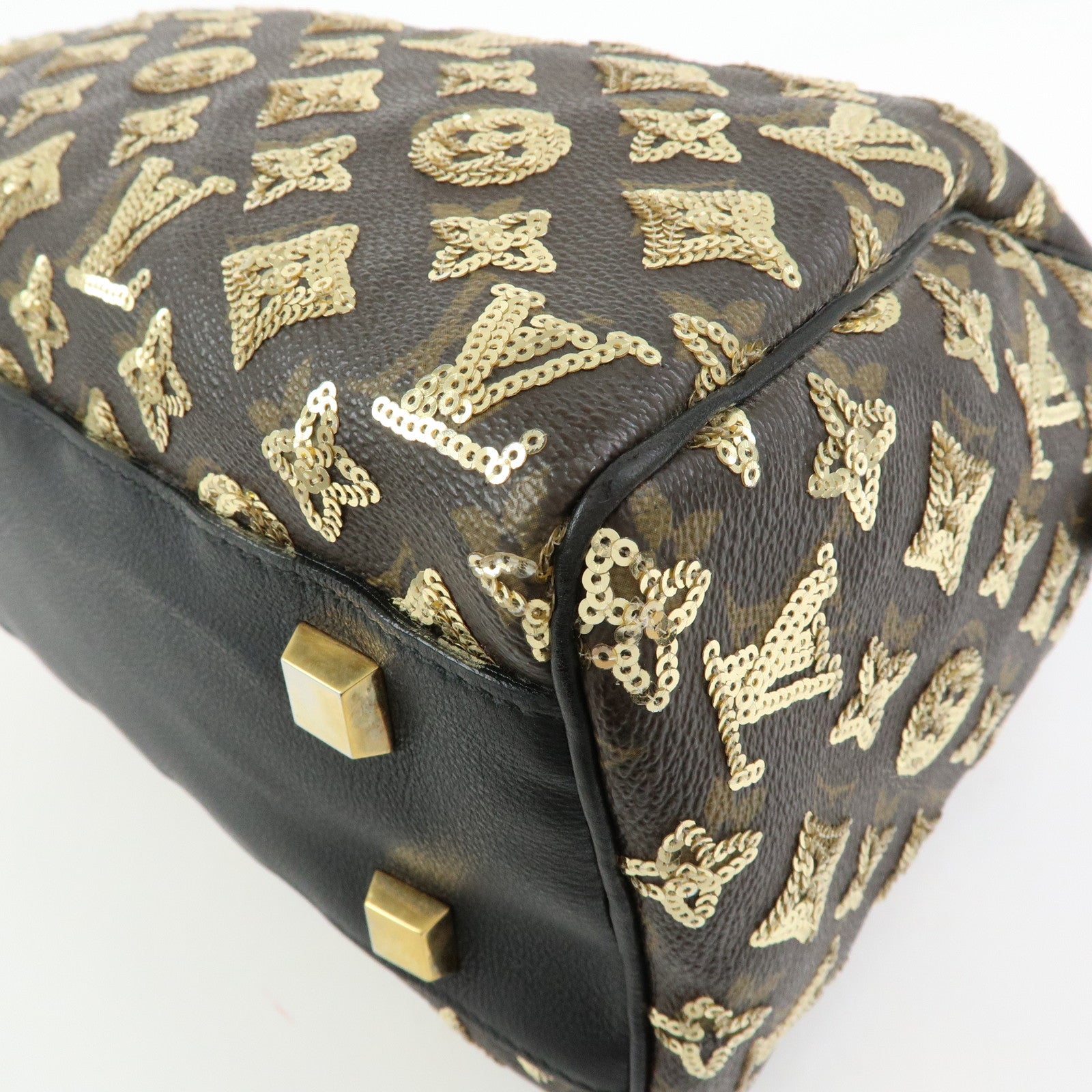 Louis Vuitton Monogram Eclipse Speedy 30 Hand Bag Noir M40244