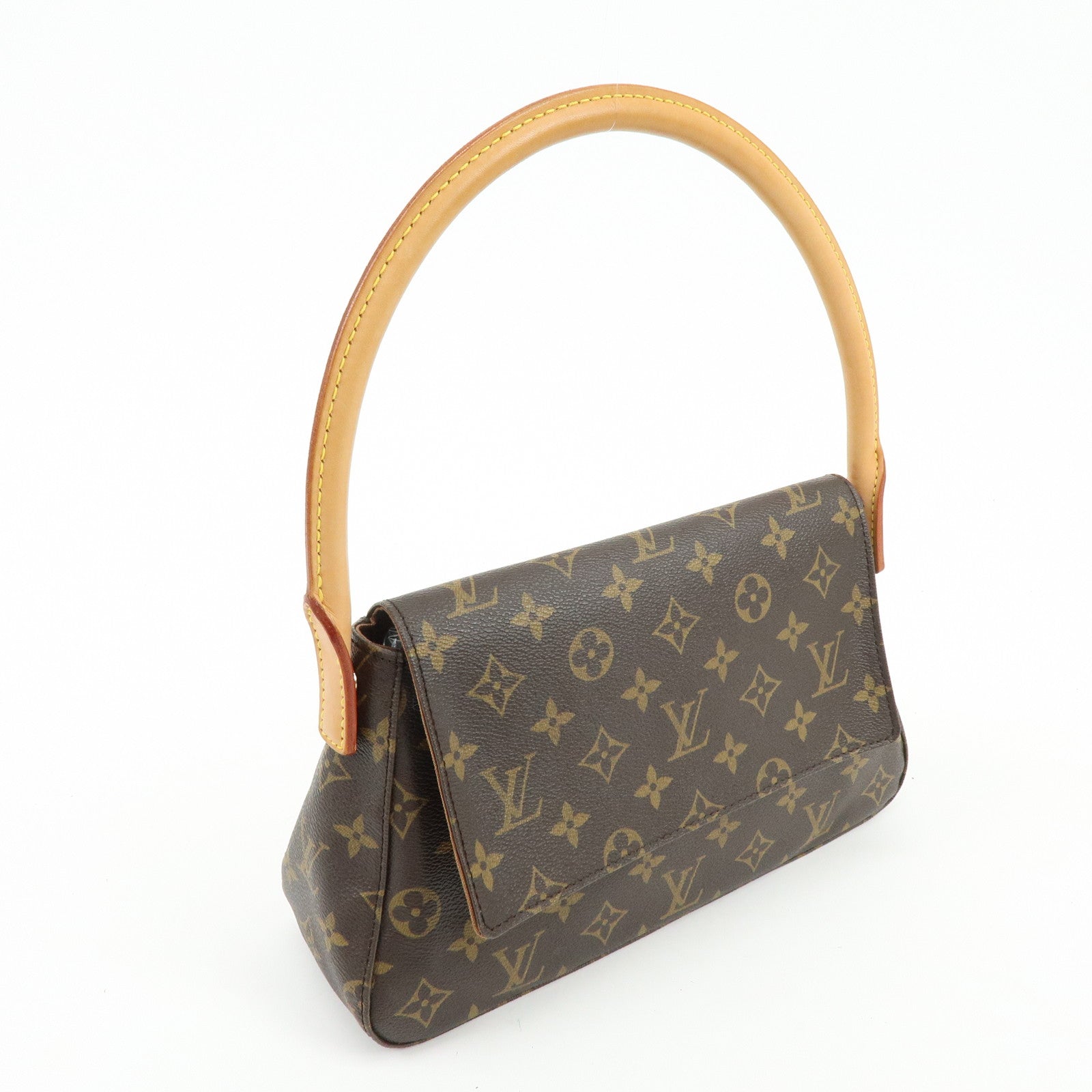 Louis Vuitton Monogram Mini Looping Shoulder Bag Brown M51147