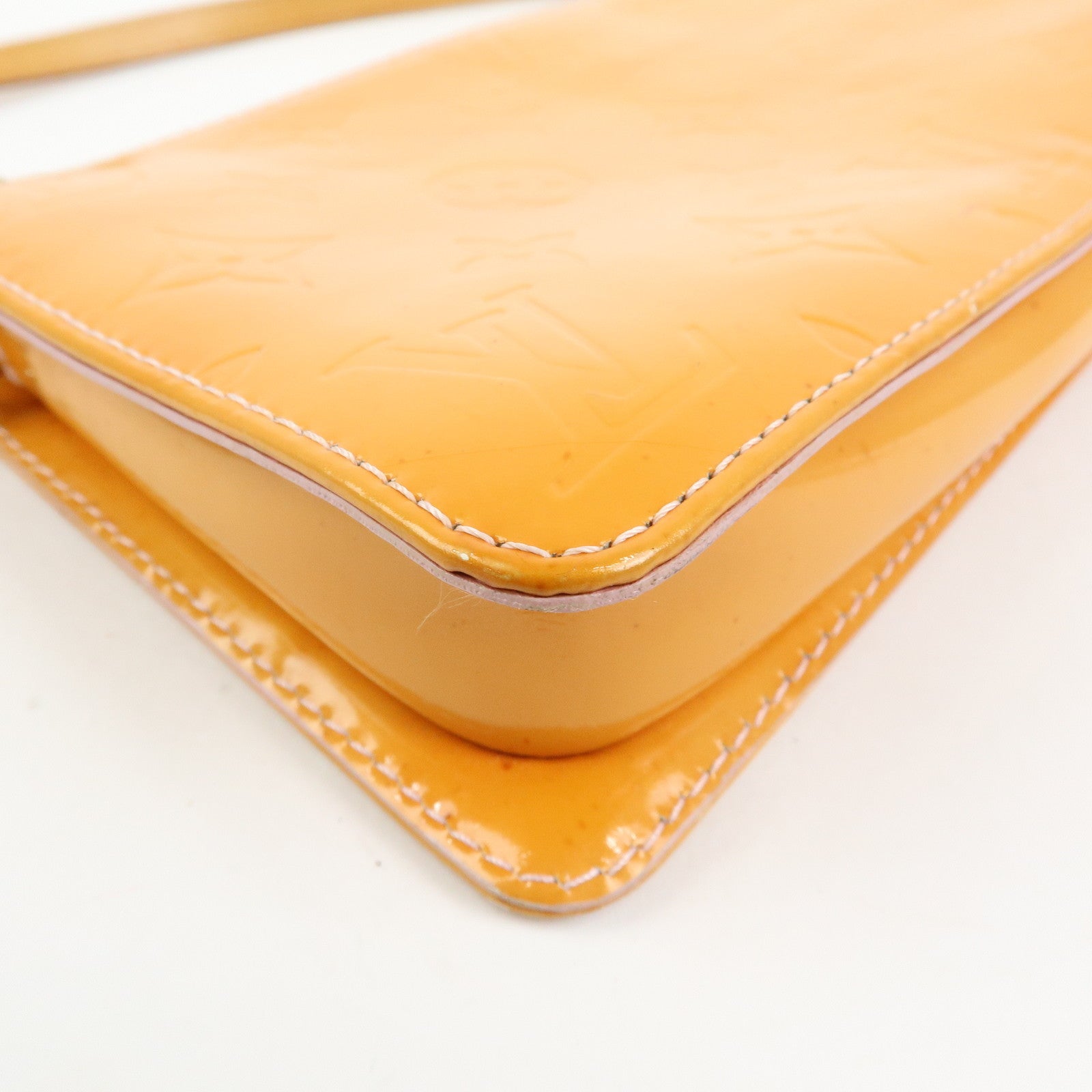 Louis Vuitton Monogram Vernis Lexington Accessoires Pouch Orange M91057