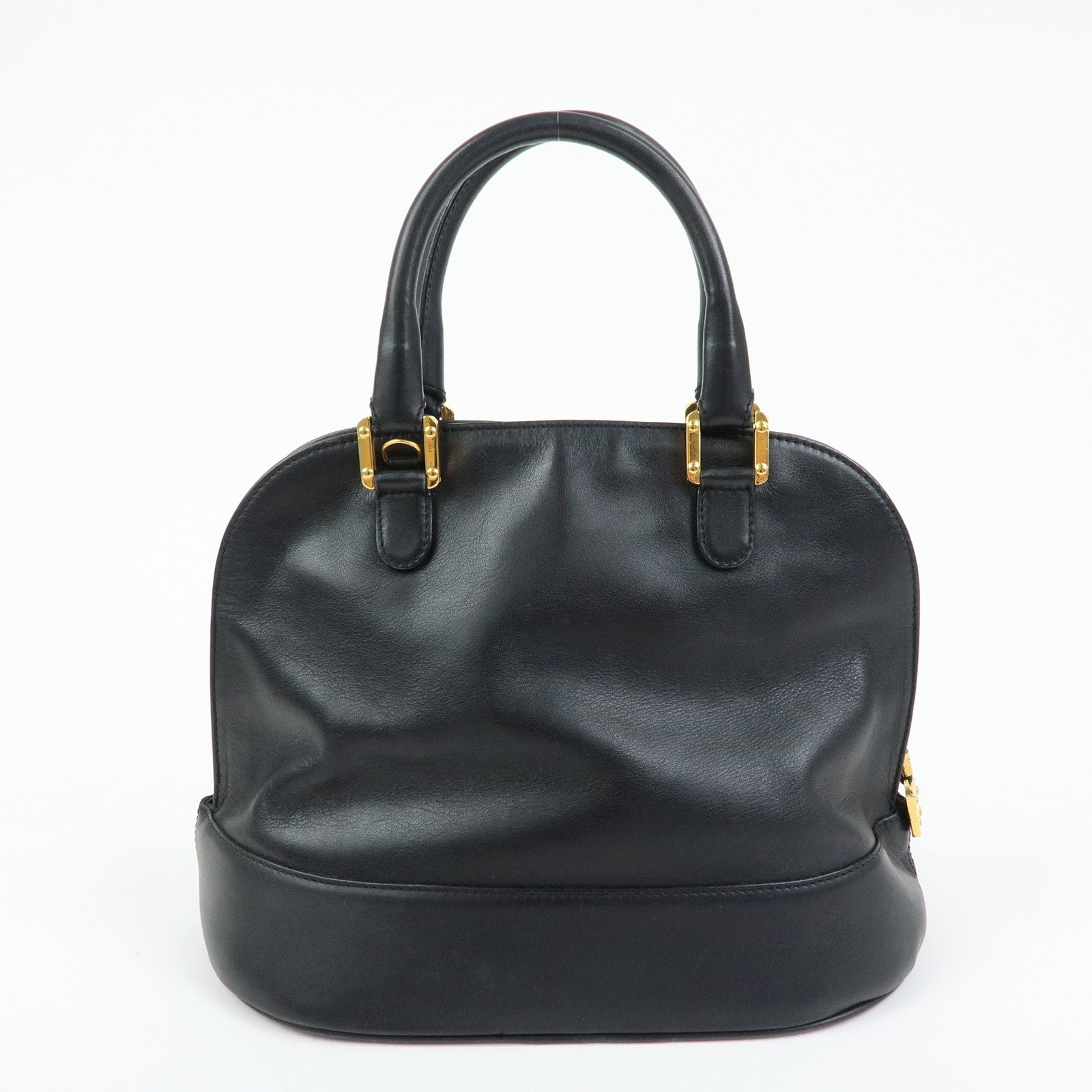 LOEWE Anagram Calf Leather Hand Bag  Black