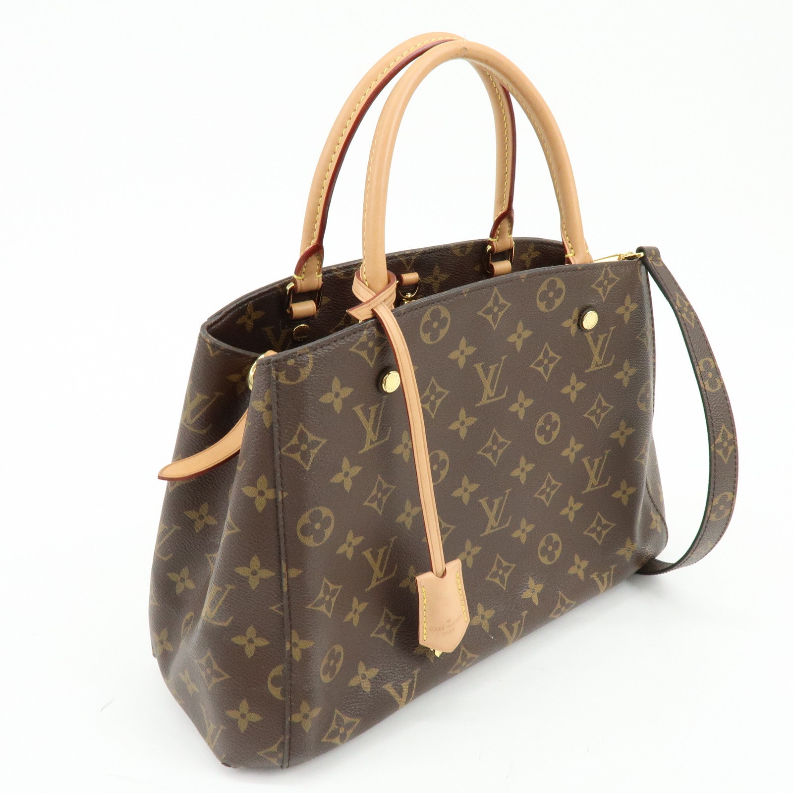 Louis Vuitton Monogram Montaigne MM 2Way Bag Hand Bag M41056