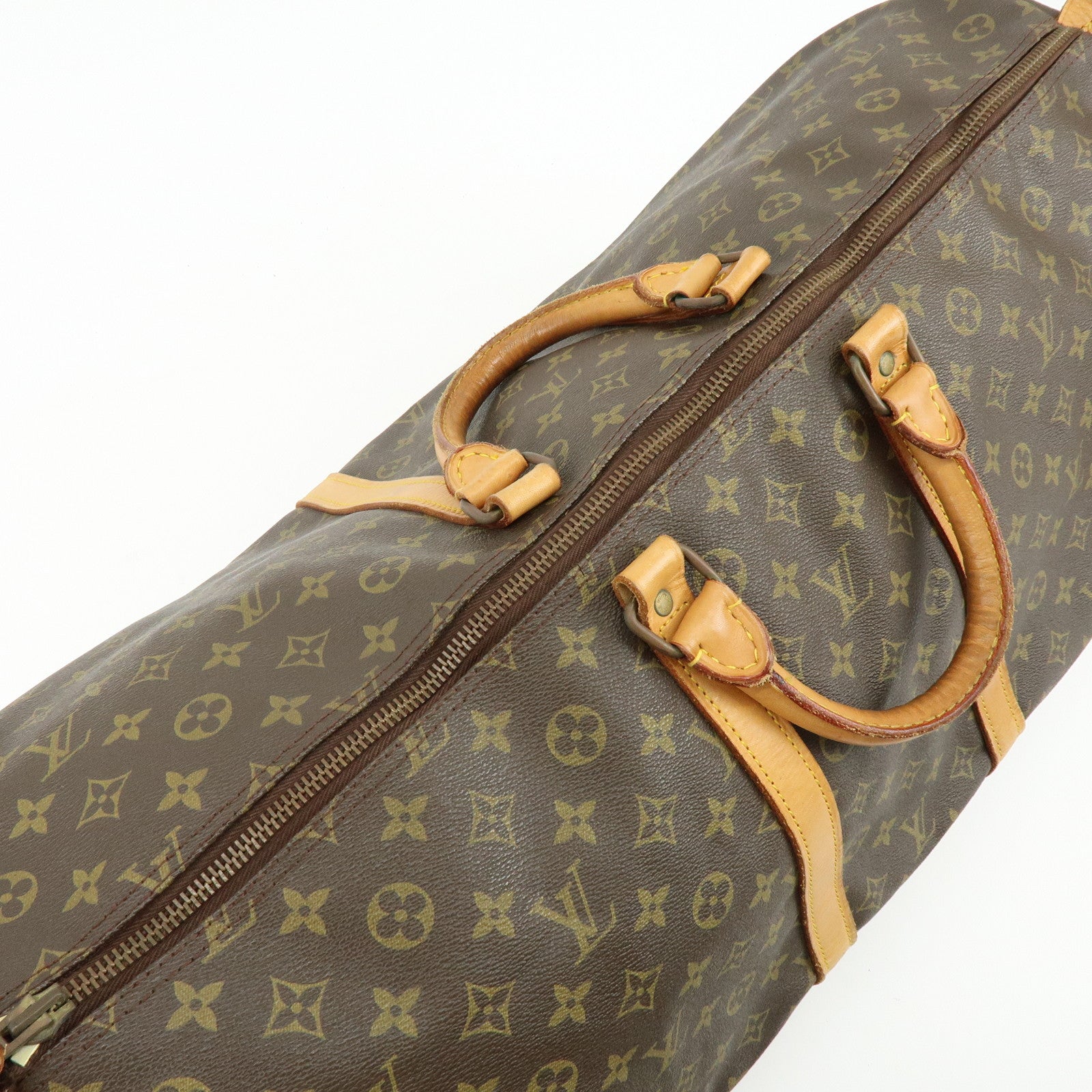 Louis Vuitton Monogram Keep All 60 Boston Bag Brown M41422