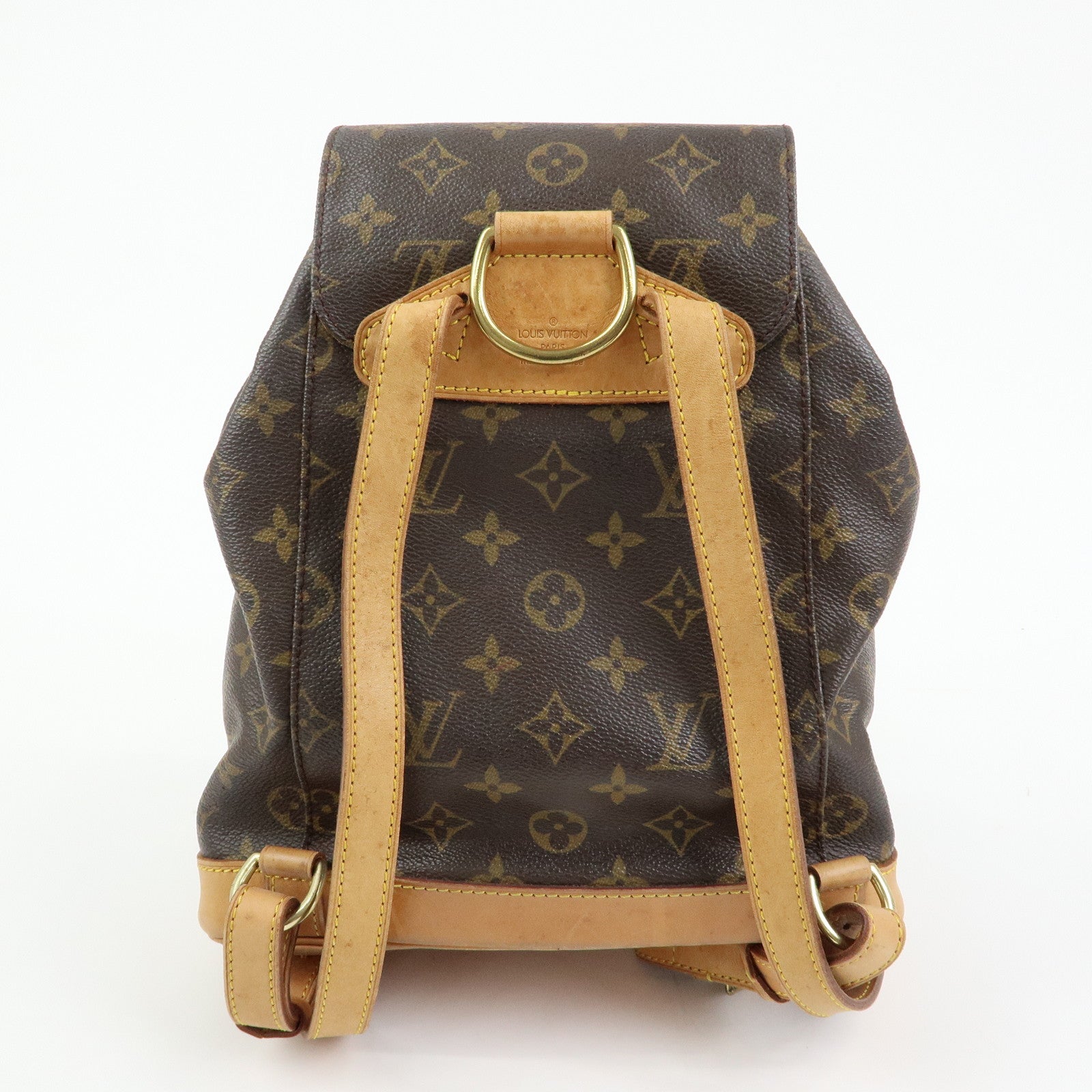 Louis Vuitton Monogram Canvas Montsouris MM Backpack Brown M51136