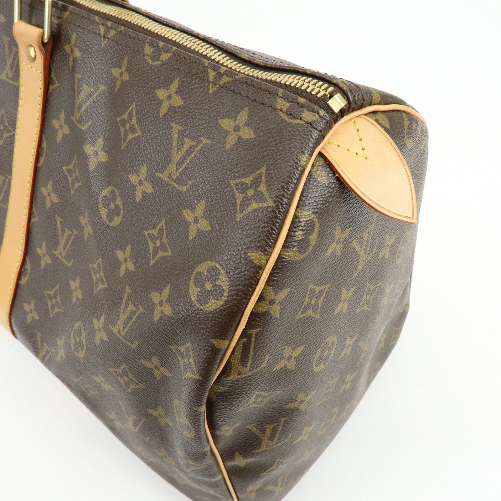 Louis Vuitton Monogram Keep All 50 Boston Bag Brown M41426