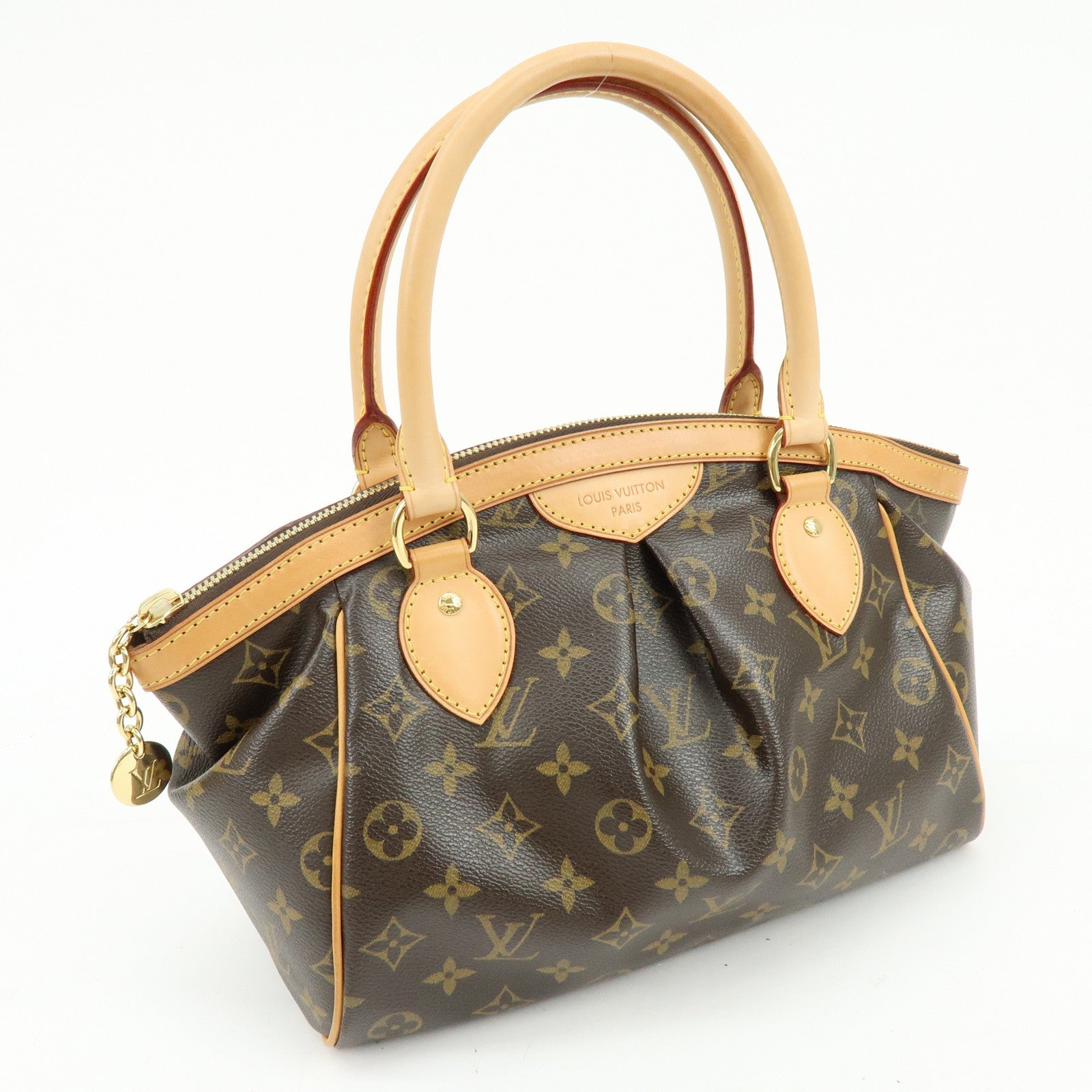 Louis Vuitton Monogram Tivoli PM Hand Bag Shoulder Bag Brown M40143