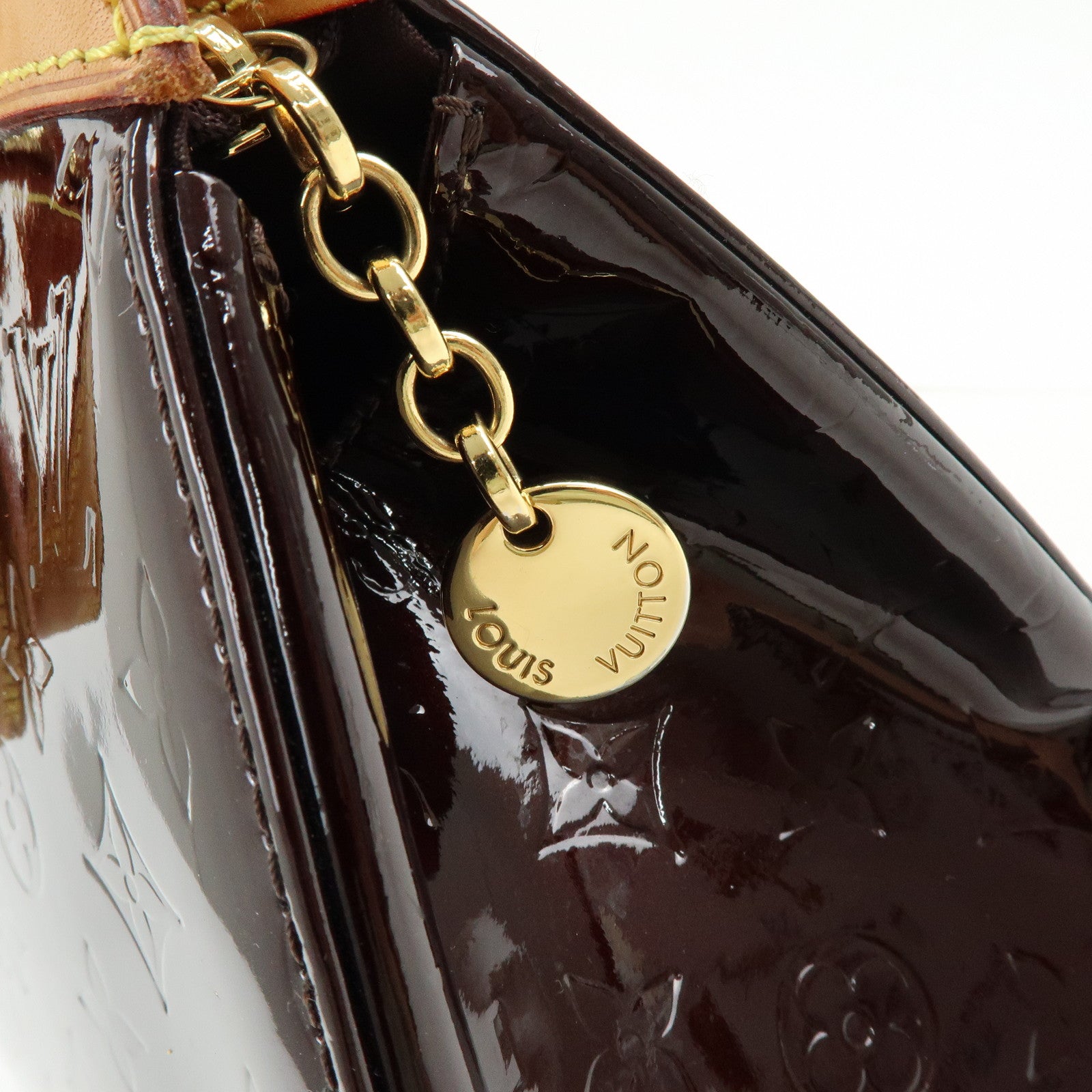 Louis Vuitton Monogram Vernis Brea MM 2Way Shoulder Bag Amarante M91619