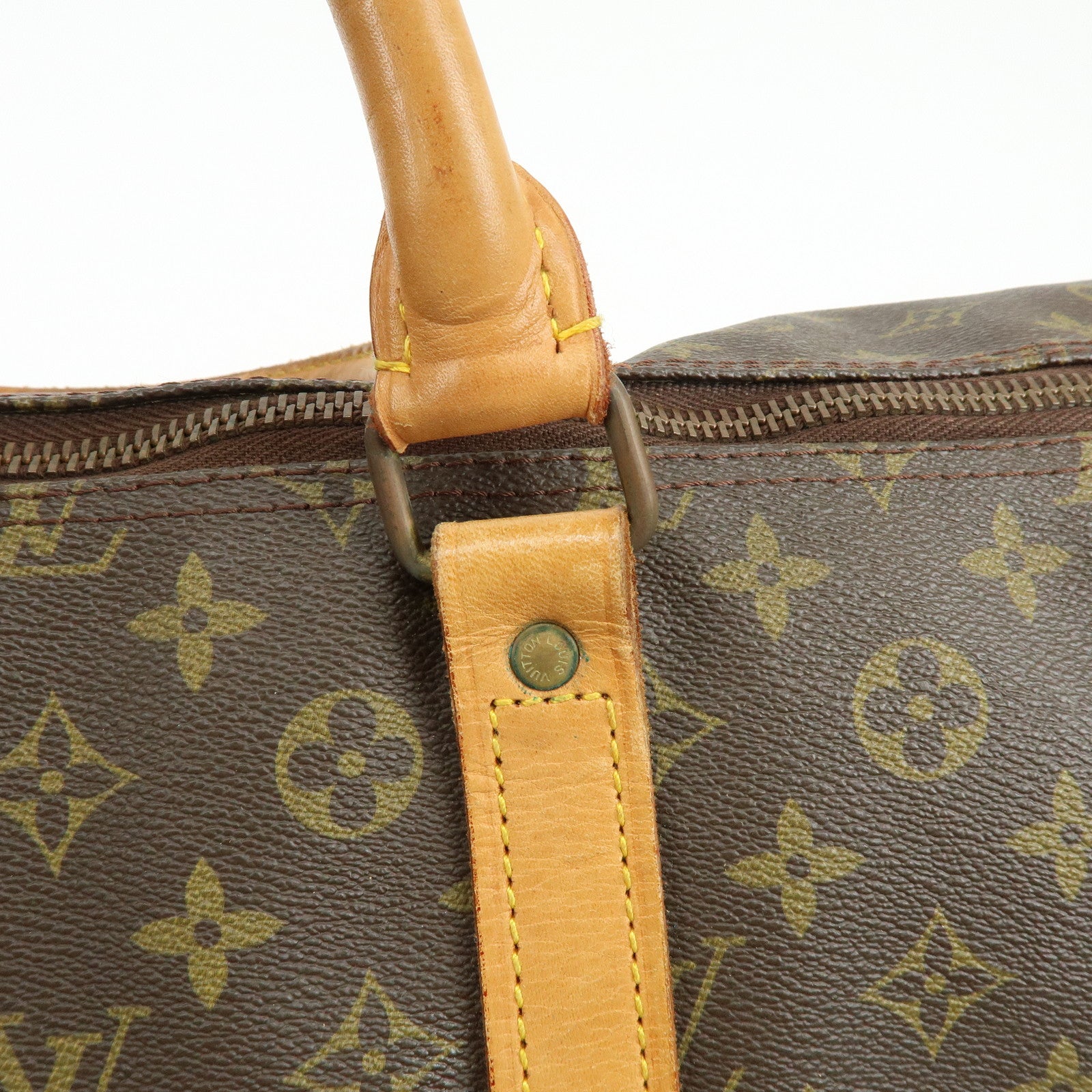 Louis Vuitton Monogram Keep All 60 Boston Bag Brown M41422