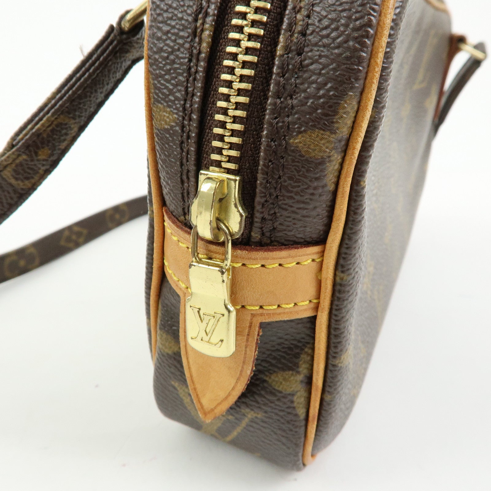 Louis Vuitton Monogram Pochette Marly Bandouliere Bag Brown M51828