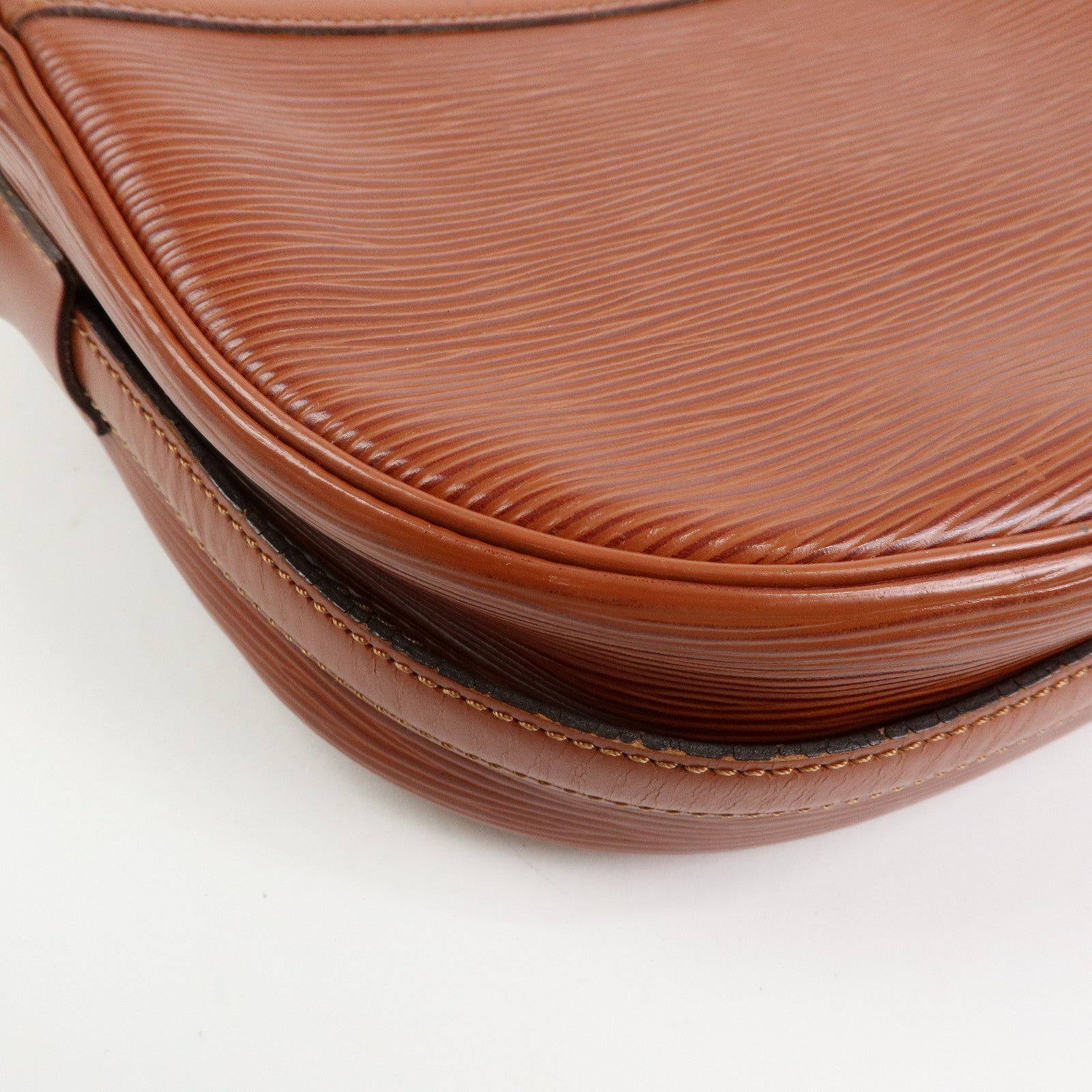 Louis Vuitton Epi Jeune Fille Shoulder Bag Kenya Brown M52153