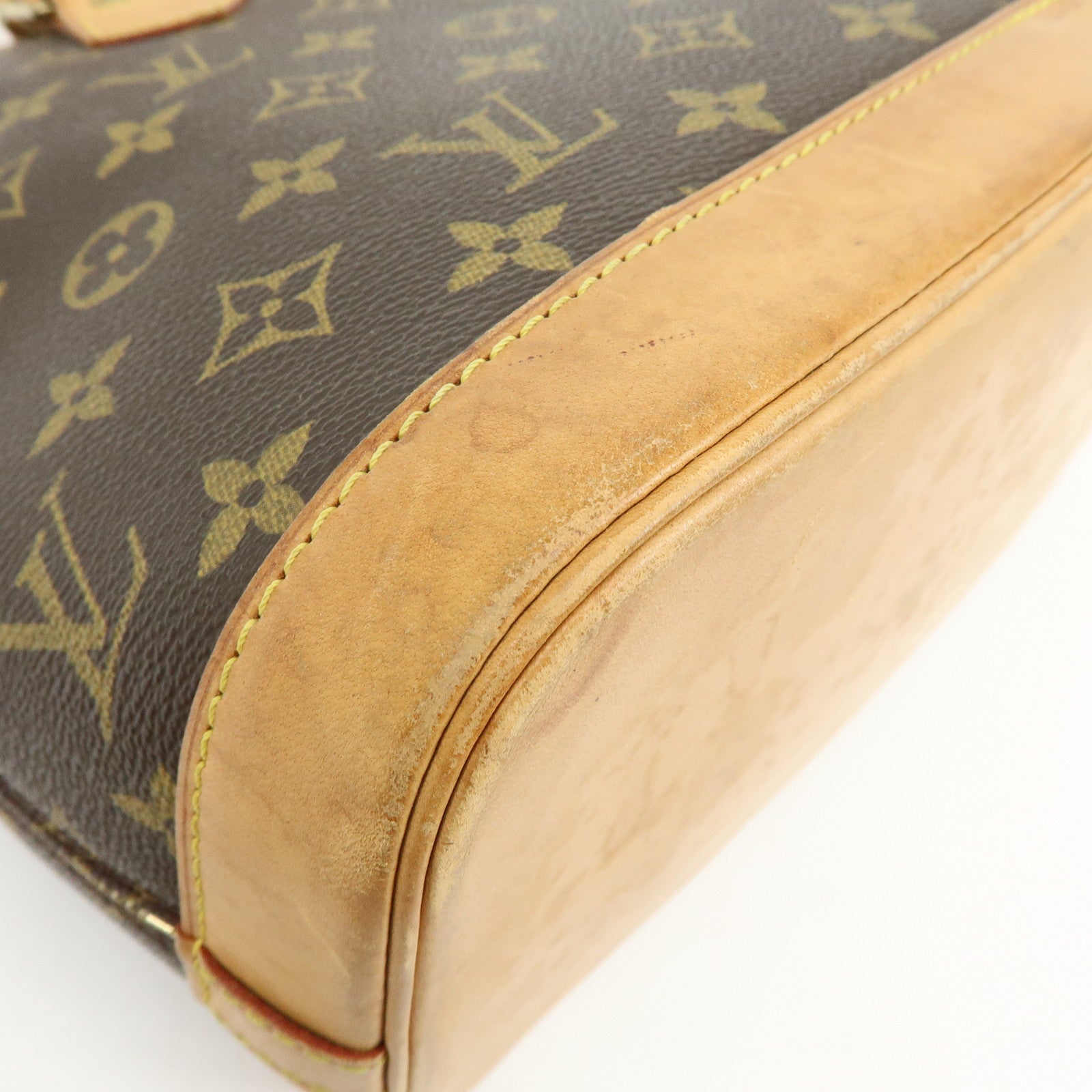 Louis Vuitton Monogram Canvas Alma Hand Bag Brown M51130
