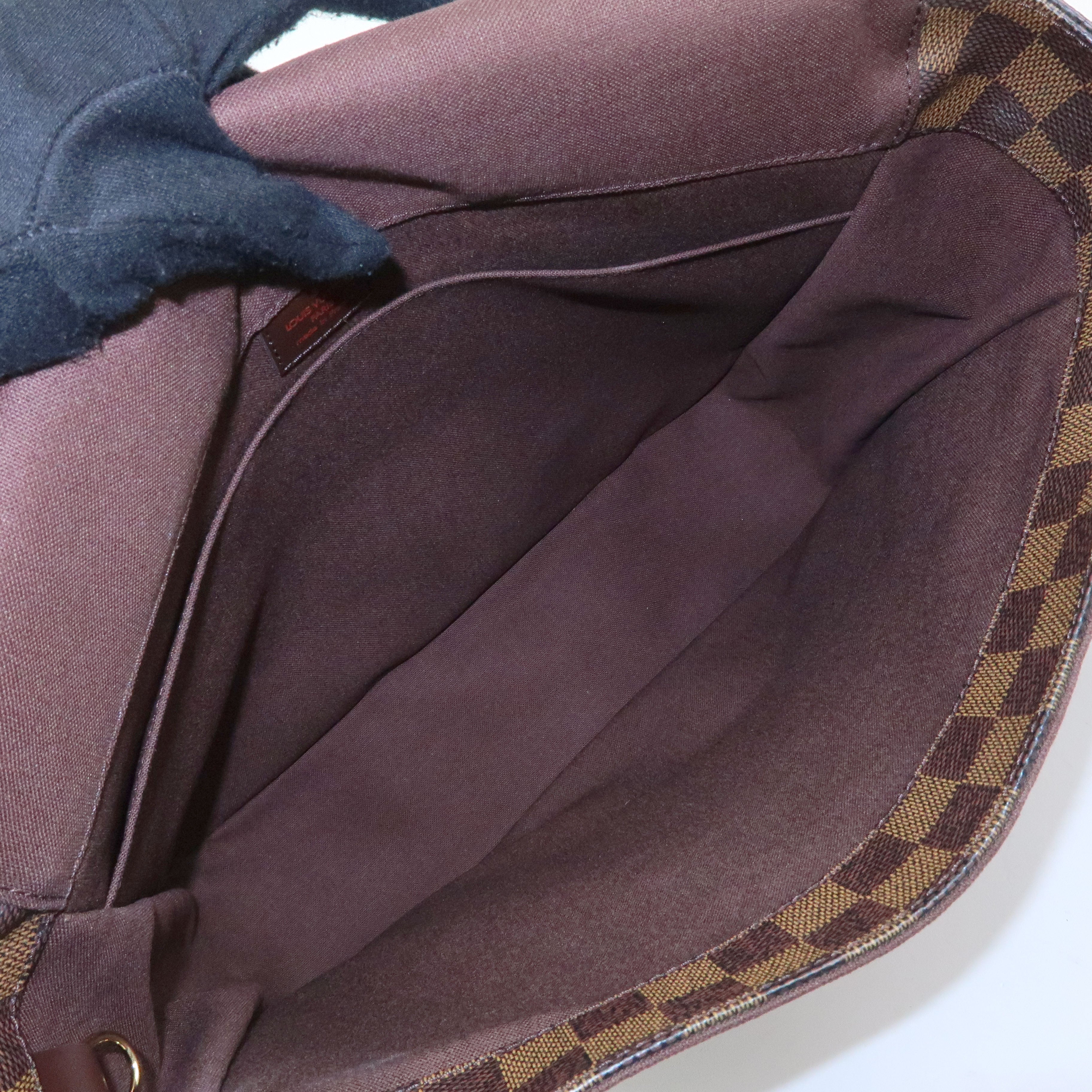 Louis Vuitton Damier Ebene Bastille Canvas Shoulder Bag N45258