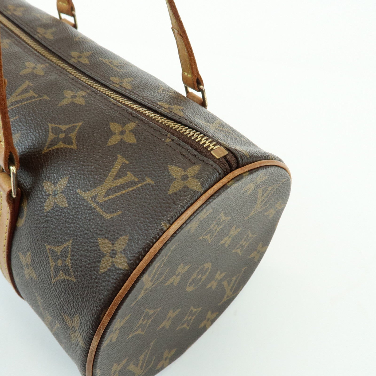 Louis Vuitton Monogram Canvas Leather Papillon 30 Brown M51385