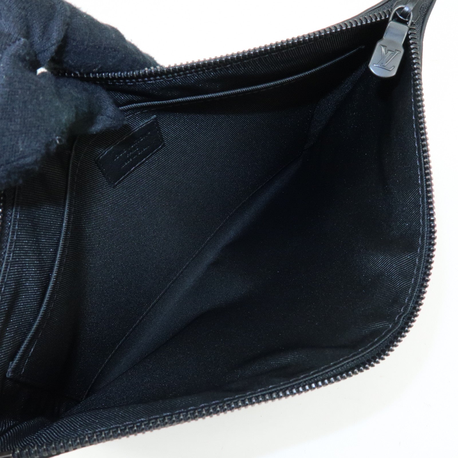 Louis Vuitton Monogram Shadow Leather Pochette To-Go Clutch Bag M81570