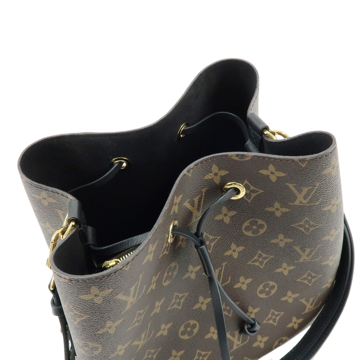 Louis Vuitton Monogram Neo Noe Shoulder Bag Noir M44020