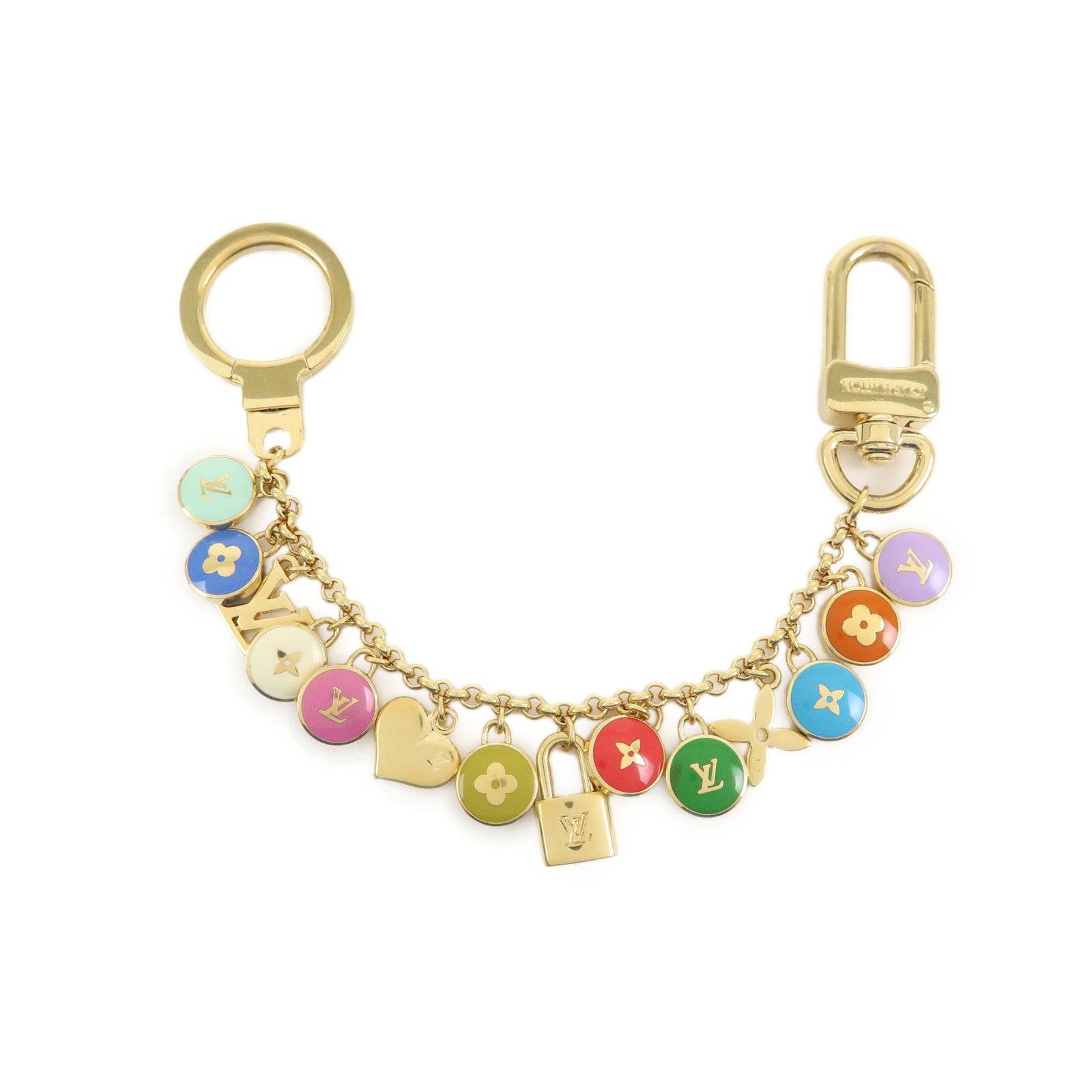 Louis Vuitton Porte Cles Chaine Pastilles Metal Key Chain M66172