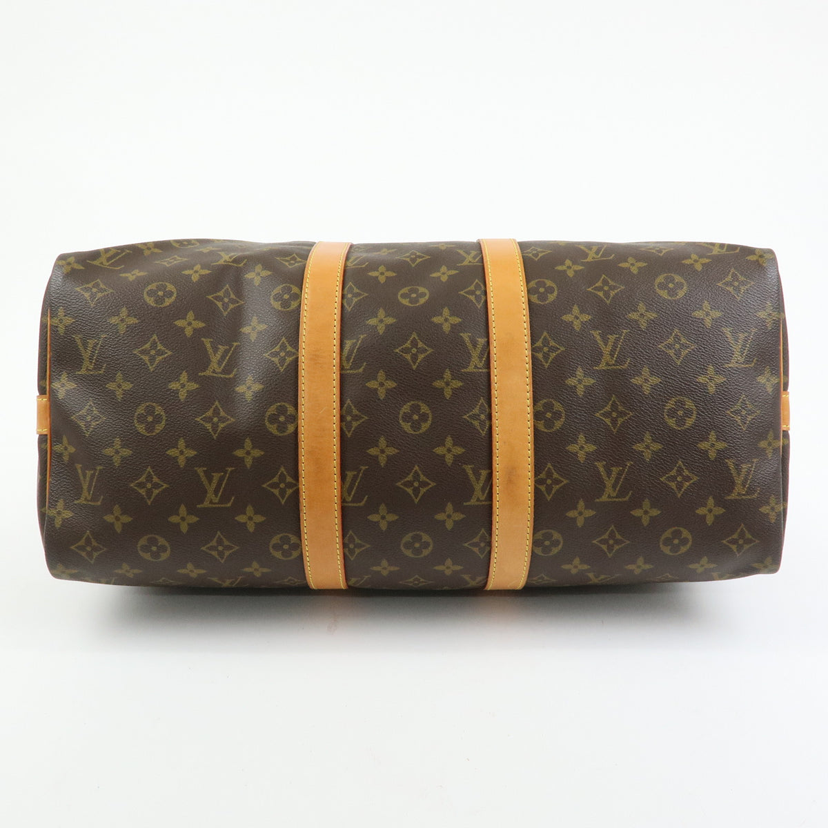 Louis Vuitton Monogram Keep All Bandouliere 45 Boston Bag M41418