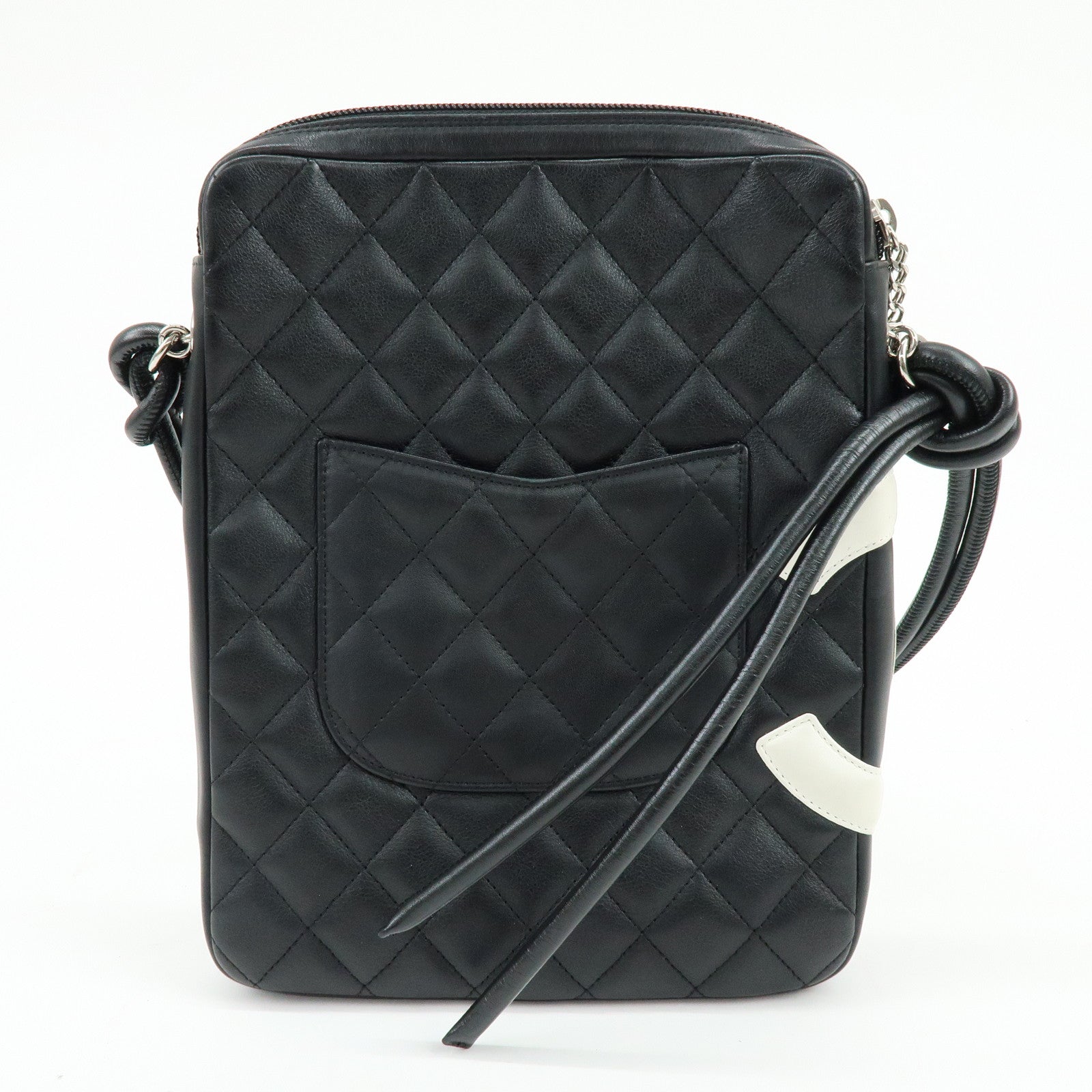 CHANEL Cambon Line Lambskin Medium Pochette Shoulder Bag A25178