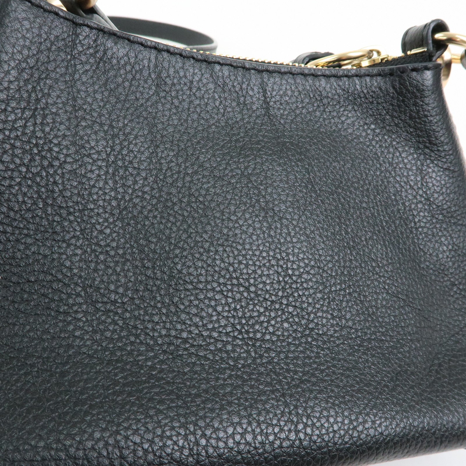 Chloe See By Chloe Joan Leather Unborn Calf 2Way Bag Leopard Black