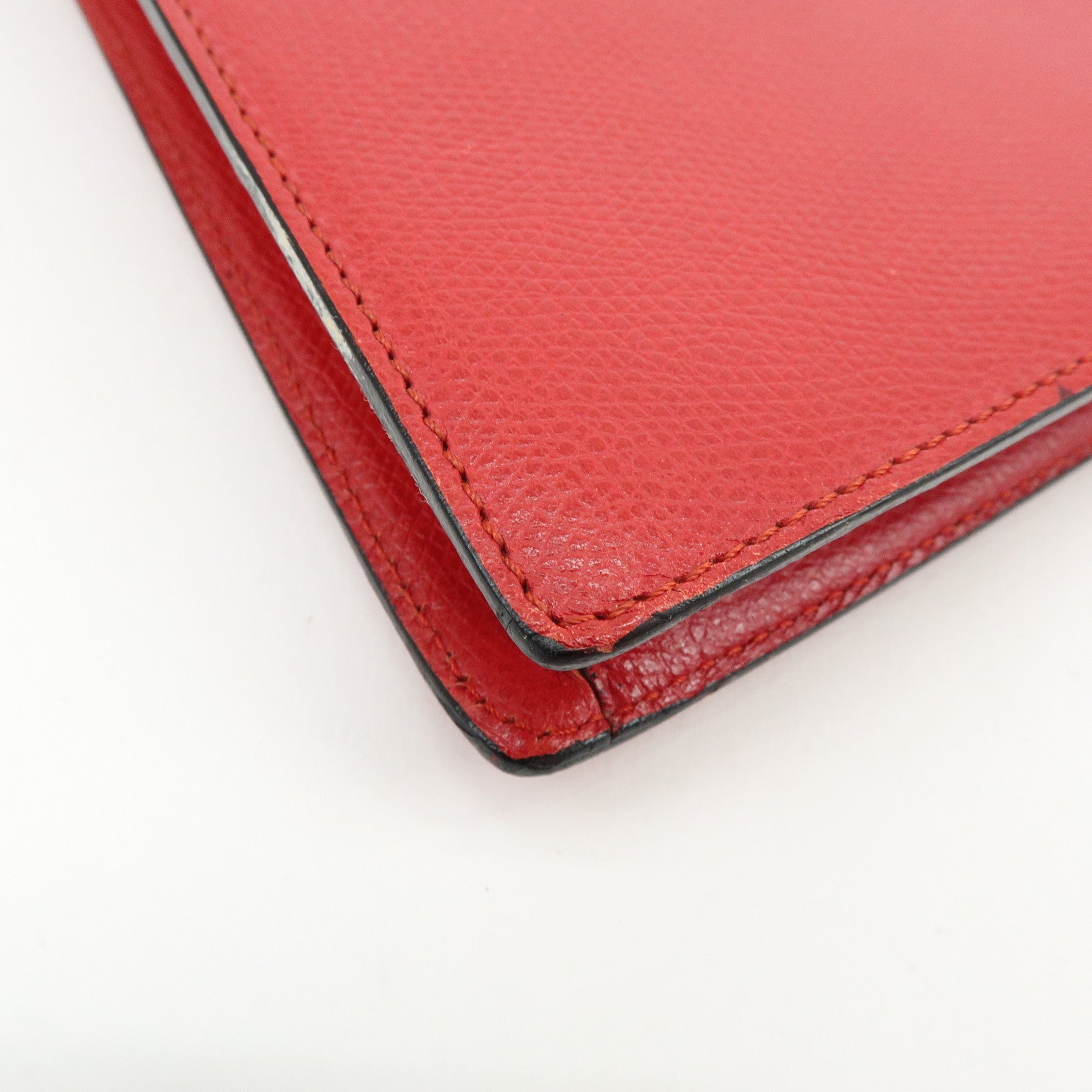 SAINT LAURENT PARIS Y-Line Leather Studs Shoulder Bag Crossbody Bag Red