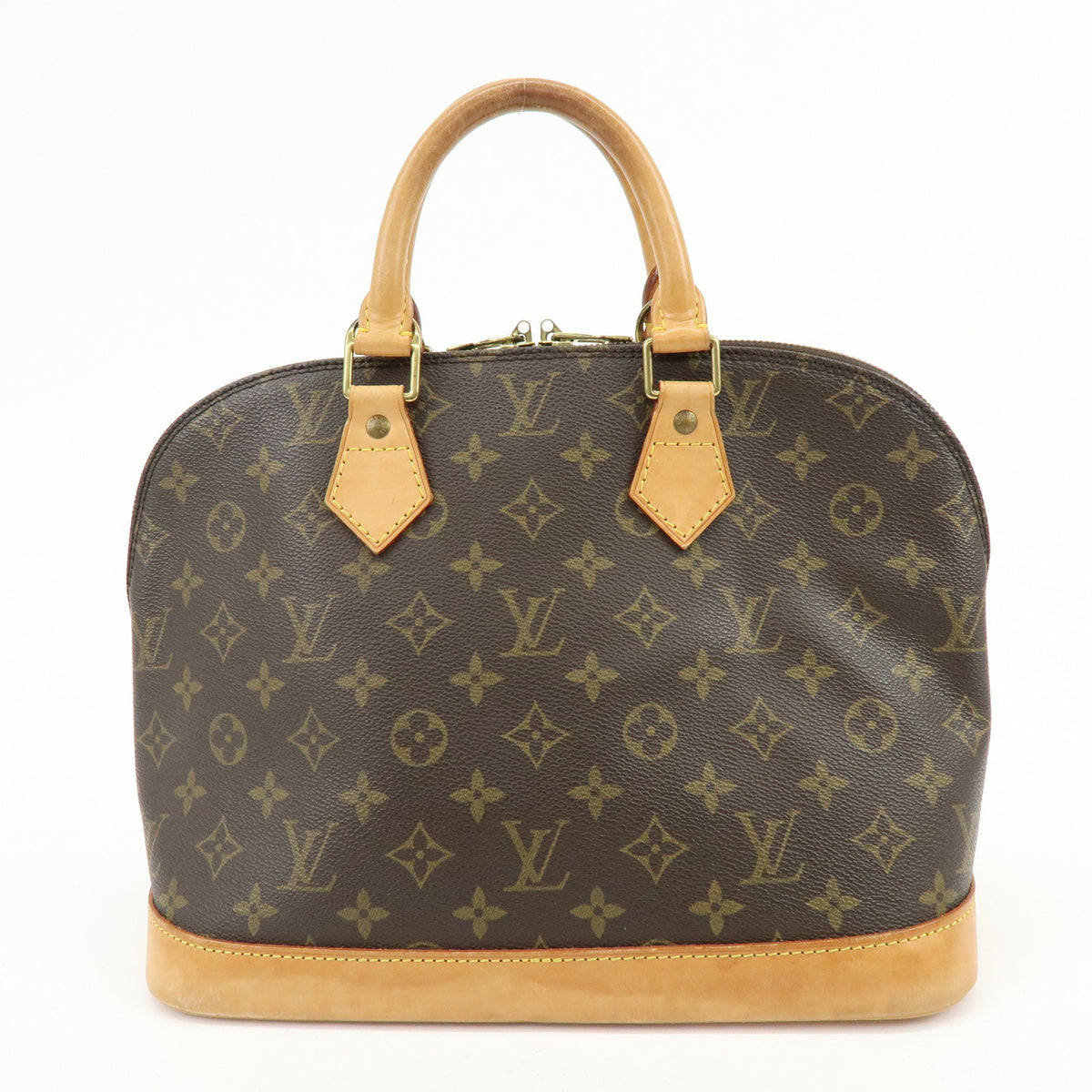Louis Vuitton Monogram Alma PM Hand Bag Brown M51130