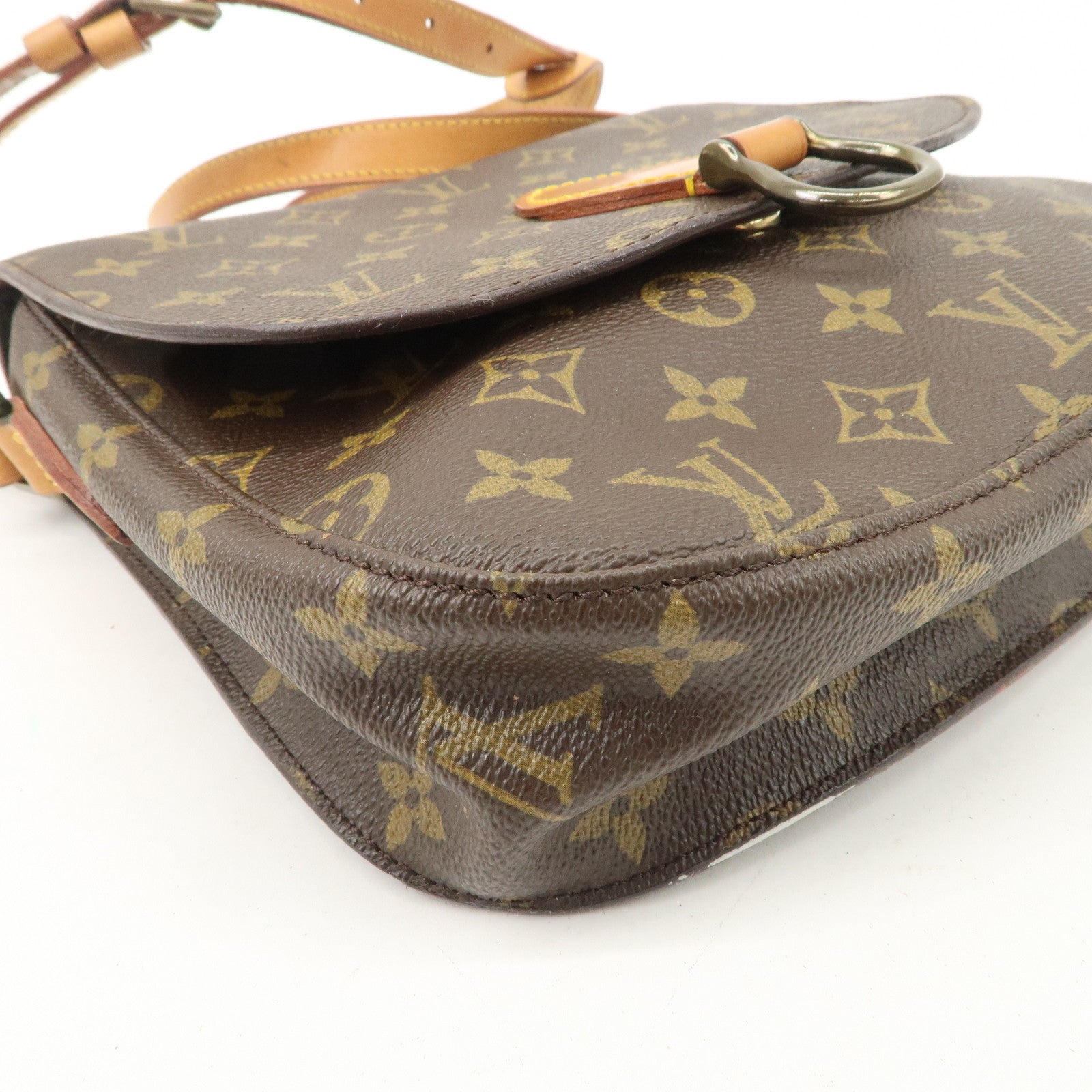 Louis Vuitton Monogram Saint Cloud GM Shoulder Bag Brown M51242 Used