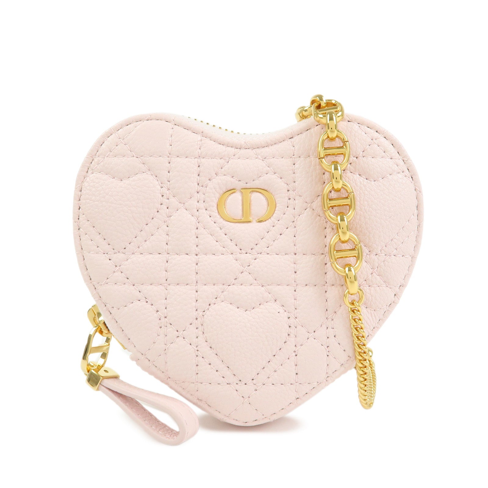 Christian Dior Cannage Dioramour Dior Caro Leather Chain Shoulder Bag