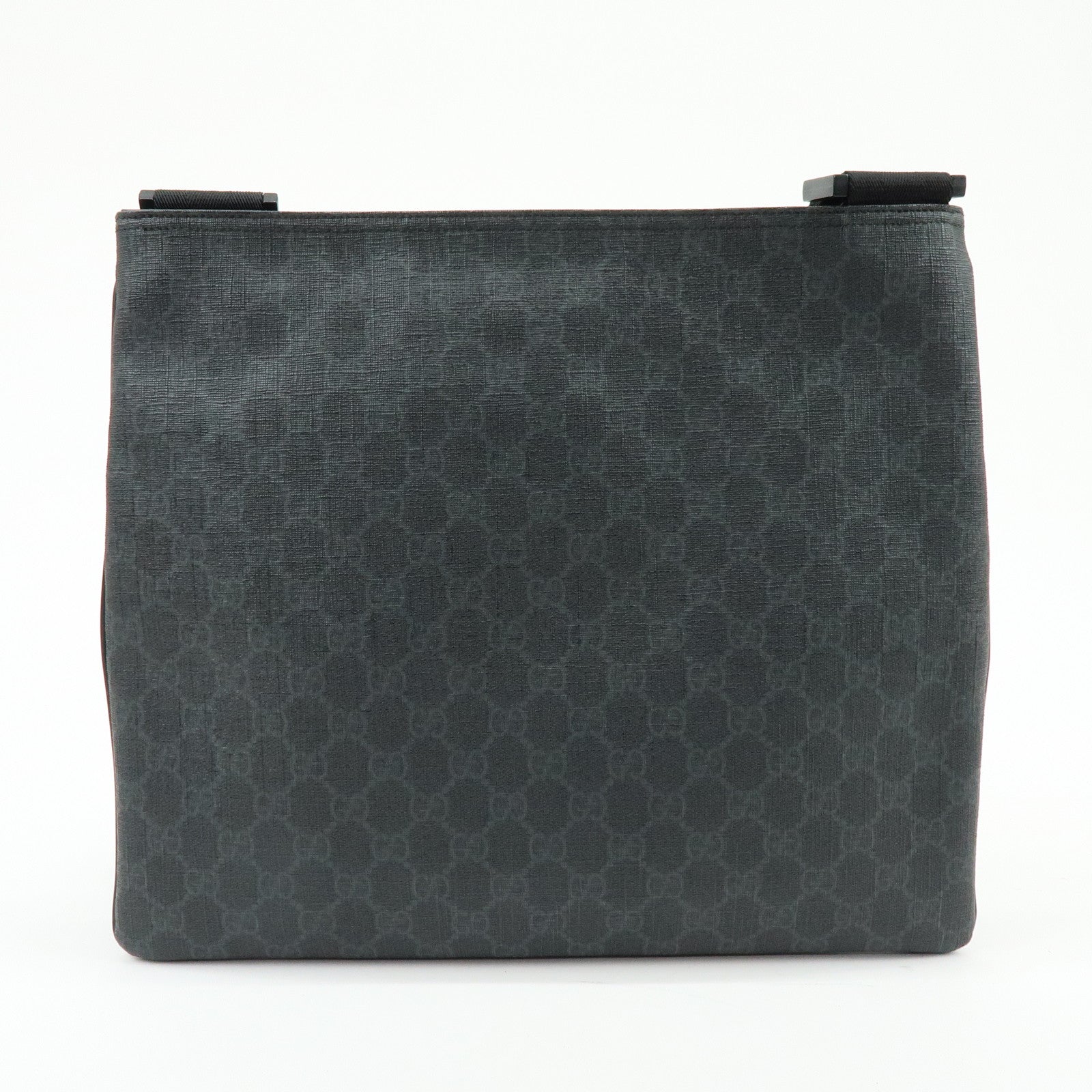 GUCCI GG Supreme Leather Shoulder Bag Crossbody Bag Black 162904
