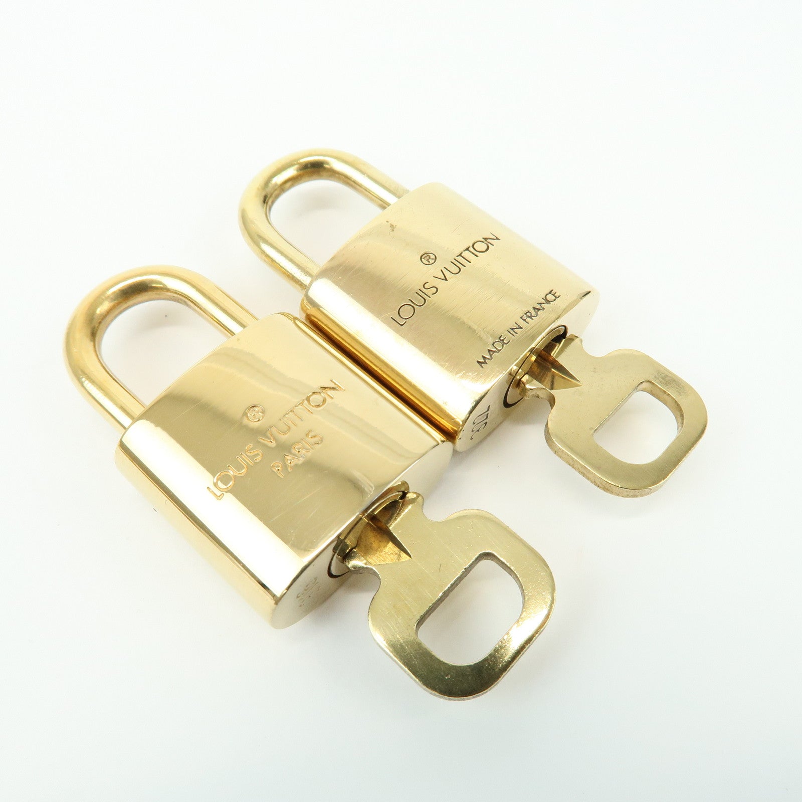 Louis Vuitton Set of 10 Lock & Key Cadena Key Lock