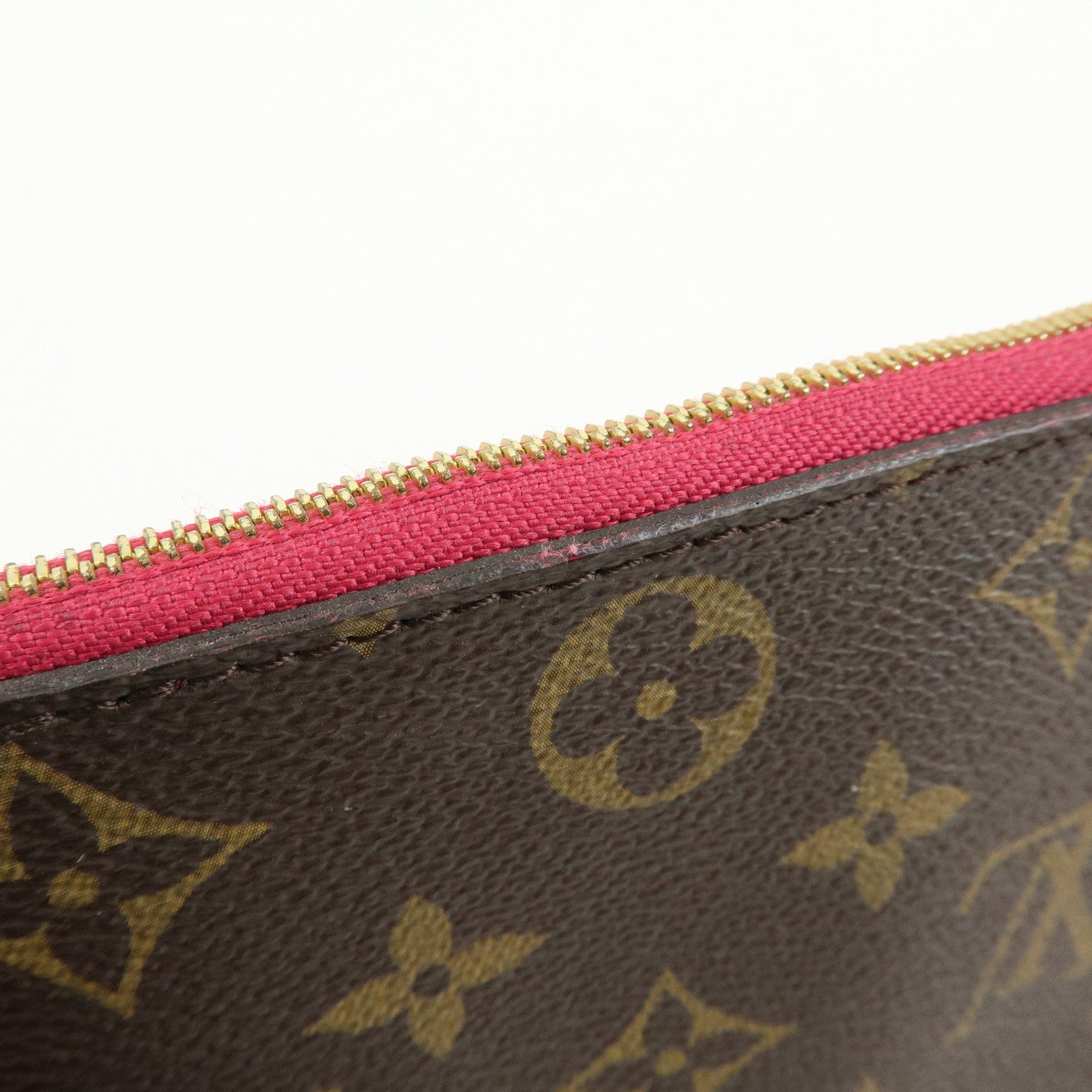 Louis Vuitton Monogram Canvas Pouch for Neverfull PM Tote Bag Pivoine