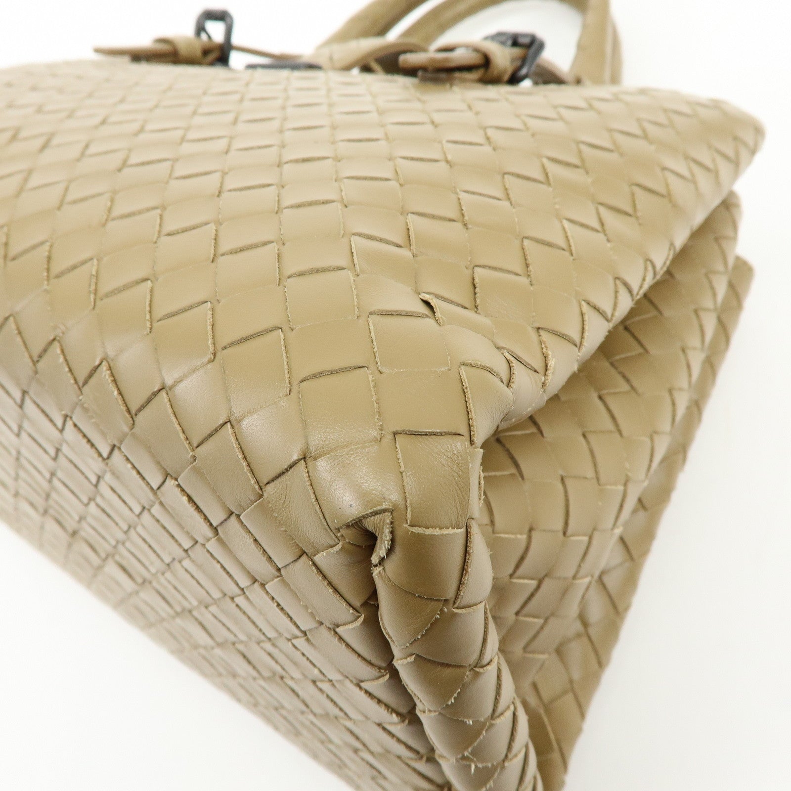BOTTEGA VENETA Intrecciato Roma 2Way Bag Hand Bag Beige B04296879H
