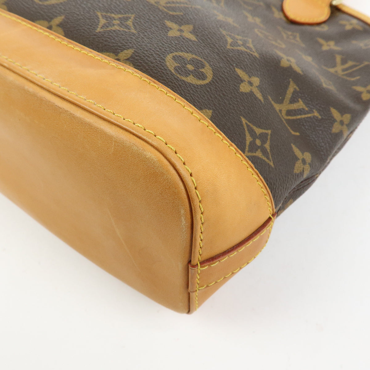 Louis Vuitton Monogram Lockit Hand Bag Tote Bag Brown M40102