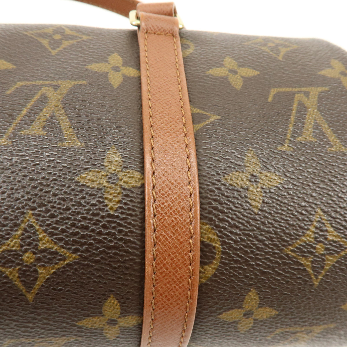 Louis Vuitton Monogram Papillon 30 Hand Bag Brown M51365