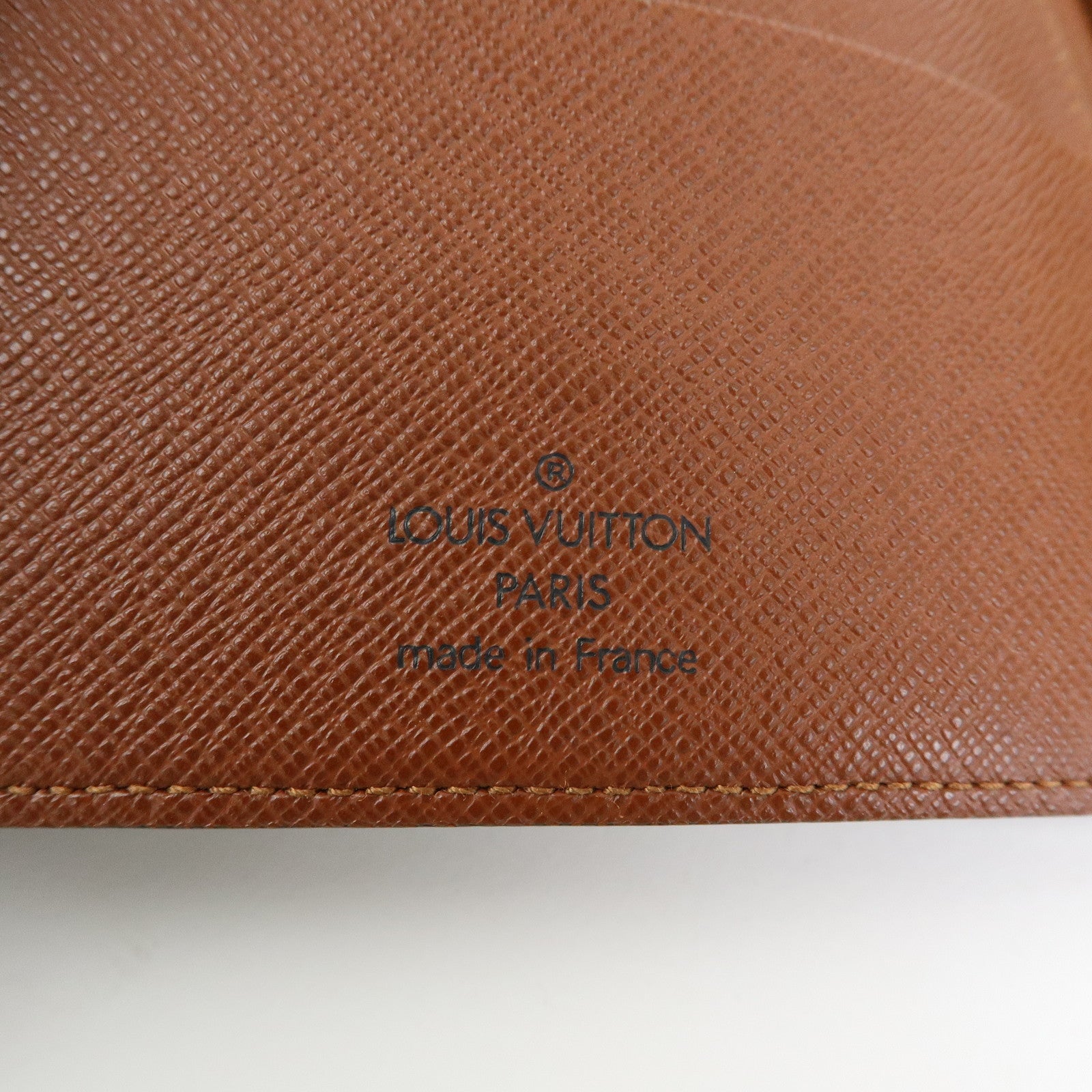 Louis Vuitton Monogram Agenda MM Planner Cover Brown R20105
