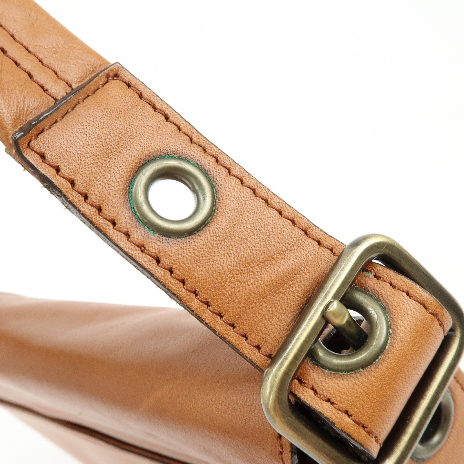 Chloe Eloise Leather Shoulder Bag Crossbody Bag  Brown