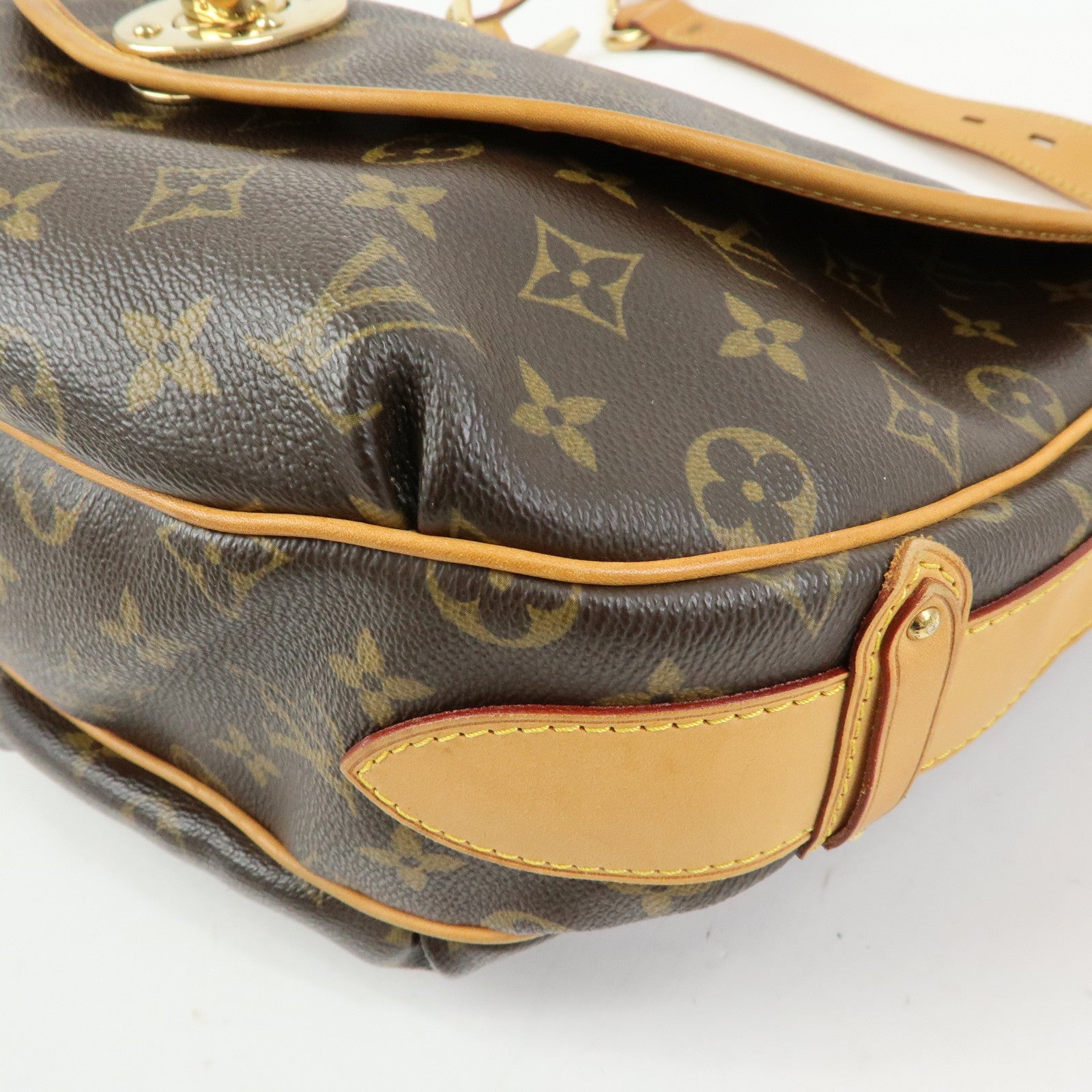 Louis Vuitton Monogram Tulum GM Shoulder Bag Brown M40075