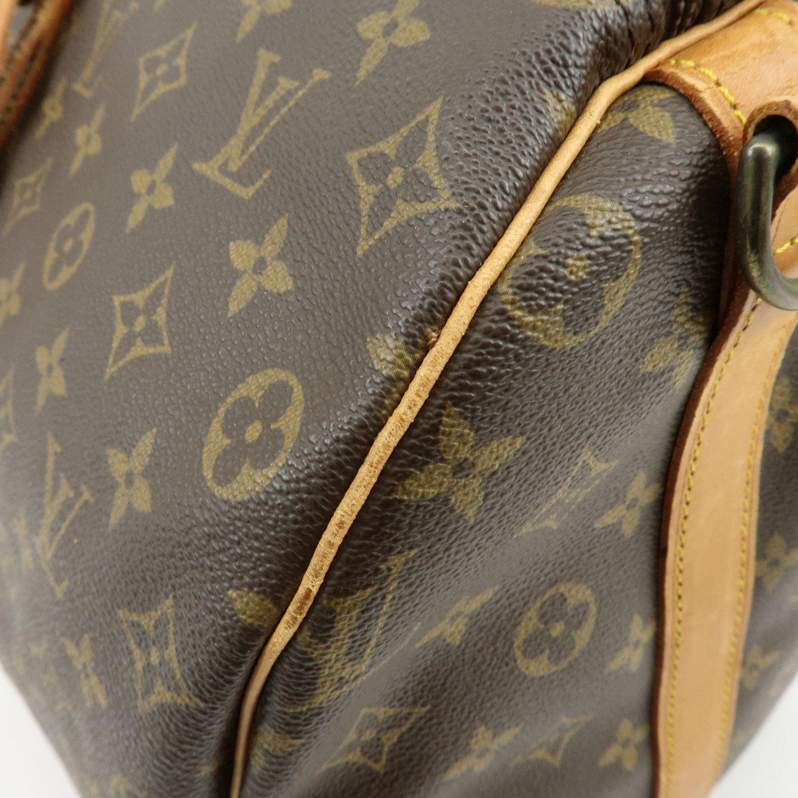 Louis Vuitton Keep All Bandouliere 50 Boston Bag Brown M41416