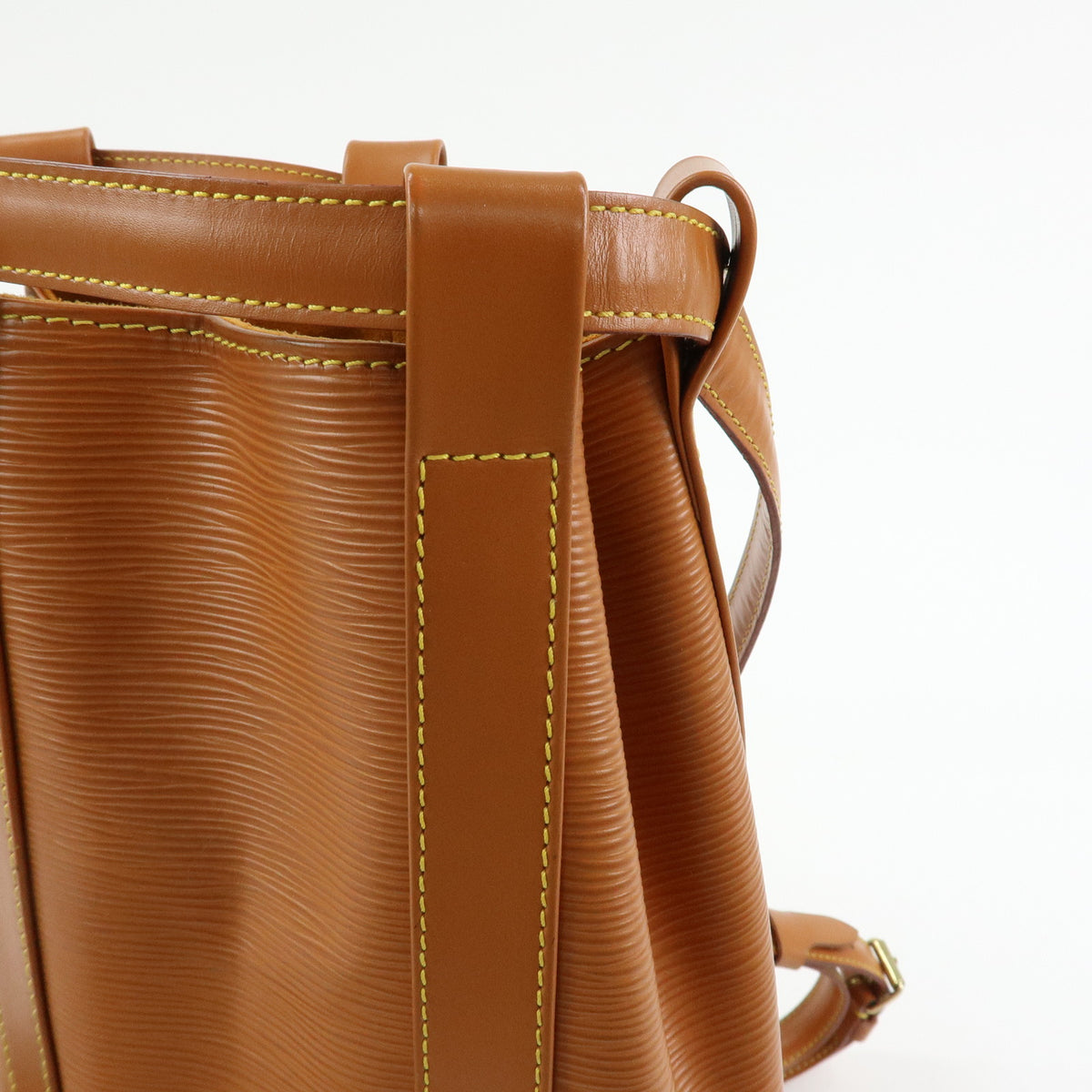 Louis Vuitton Epi Randonnee PM Shoulder Bag Zipang Gold M52358