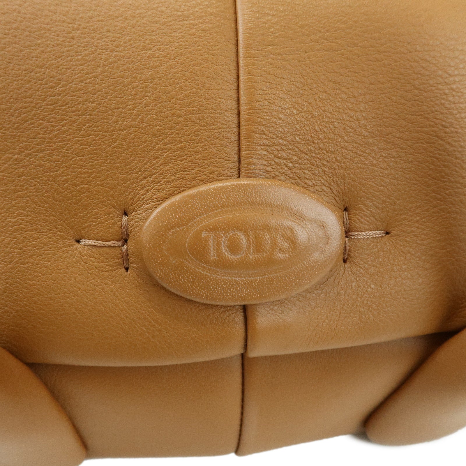 TOD'S Di Leather 2Way Bag Hand Bag Shoulder Bag Brown