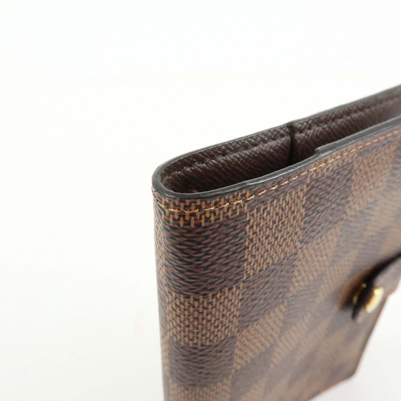Louis Vuitton Damier Agenda PM Planner Cover Brown R20700