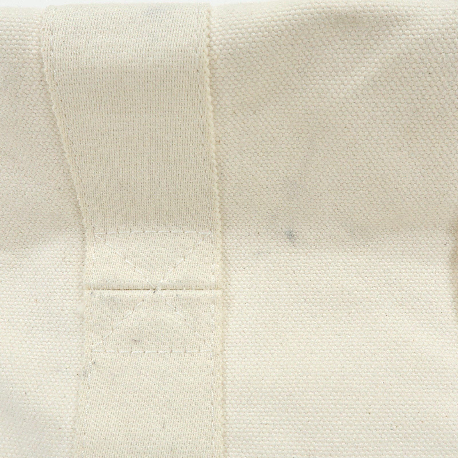 HERMES Bora Bora PM Canvas Tote Bag Hand Bag Ivory
