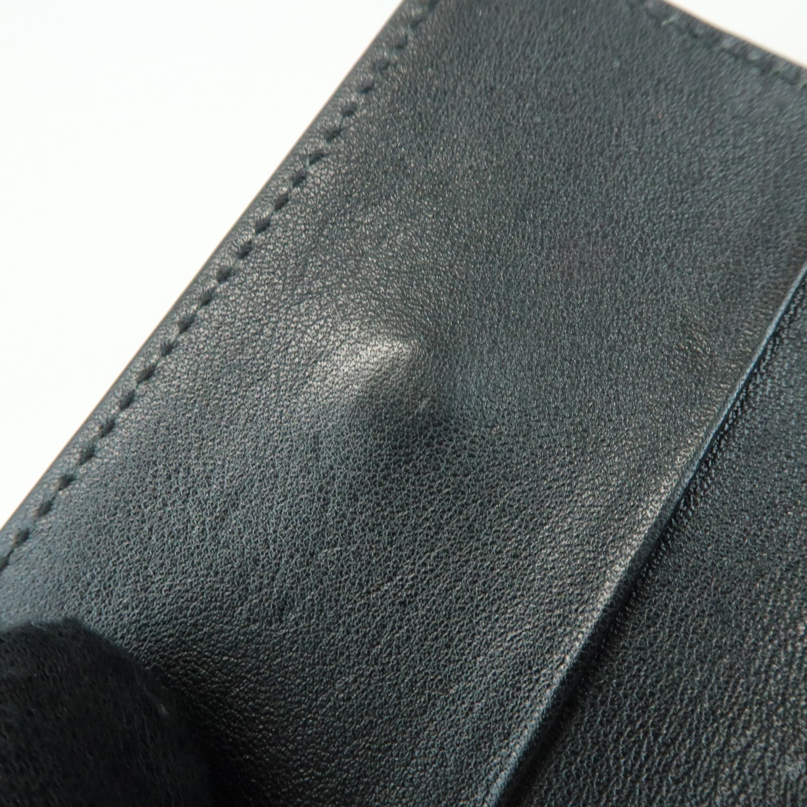 GUCCI Microguccissima Leather 6 Ring Key Case Key Holder Black