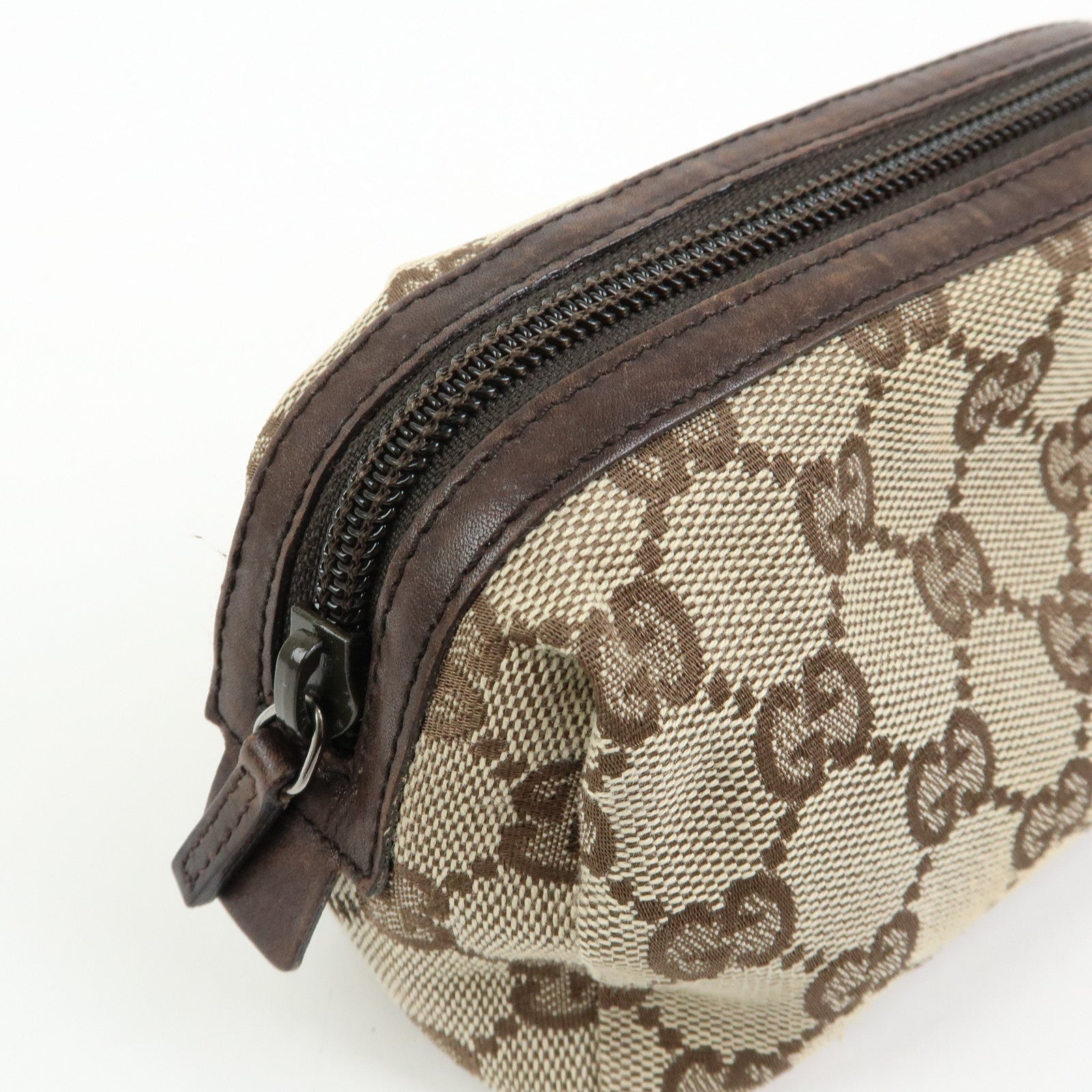 GUCCI Set of 2 Guccisima GG CanvasCosmetic Pouch 29596 141810