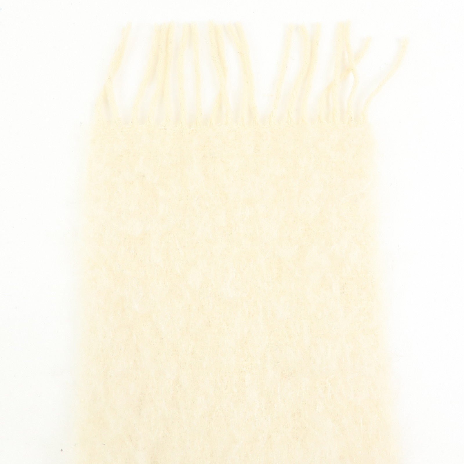 LOEWE Anagram Mohair Scarf Shawl Ivory Black Green Yellow Brown