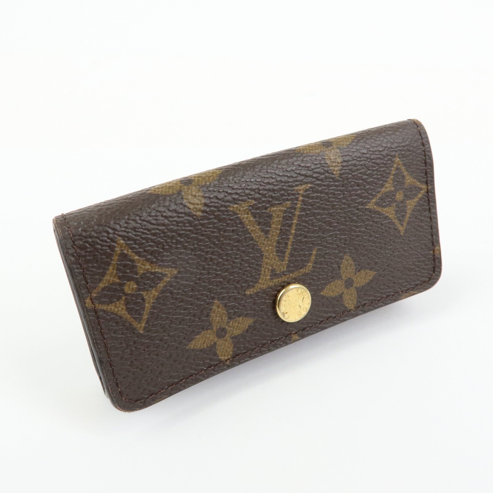 Louis Vuitton Monogram Multicles 4 Key Case Key Holder Brown M6263