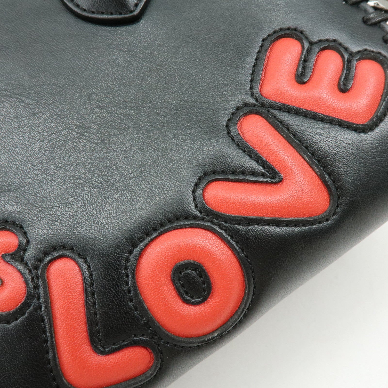 STELLA MCCARTNEY Falabella ALL IS LOVE Leather 2Way Hand Shoulder Bag