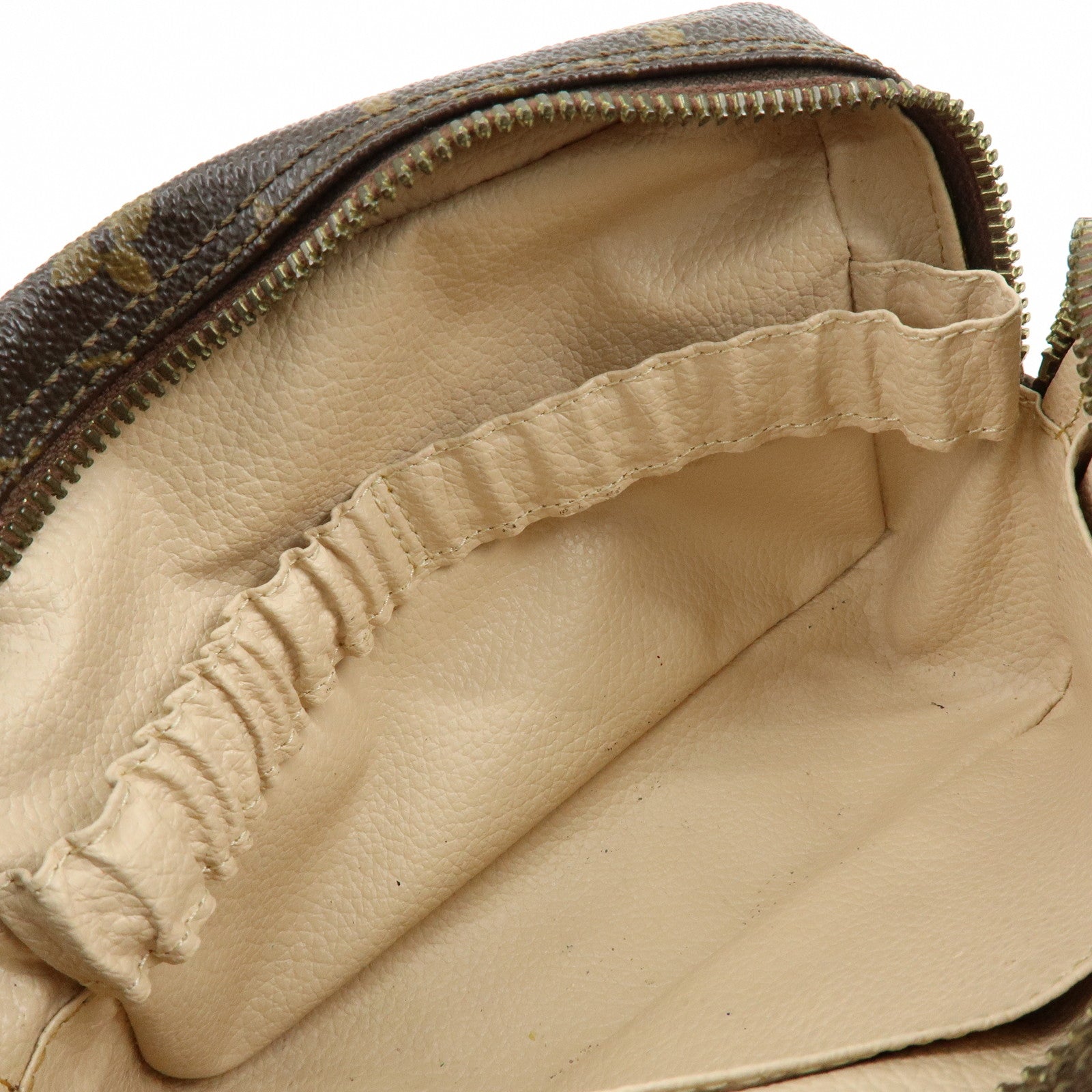 Louis Vuitton Monogram Canavs Trousse Toilette 18 Pouch Brown
