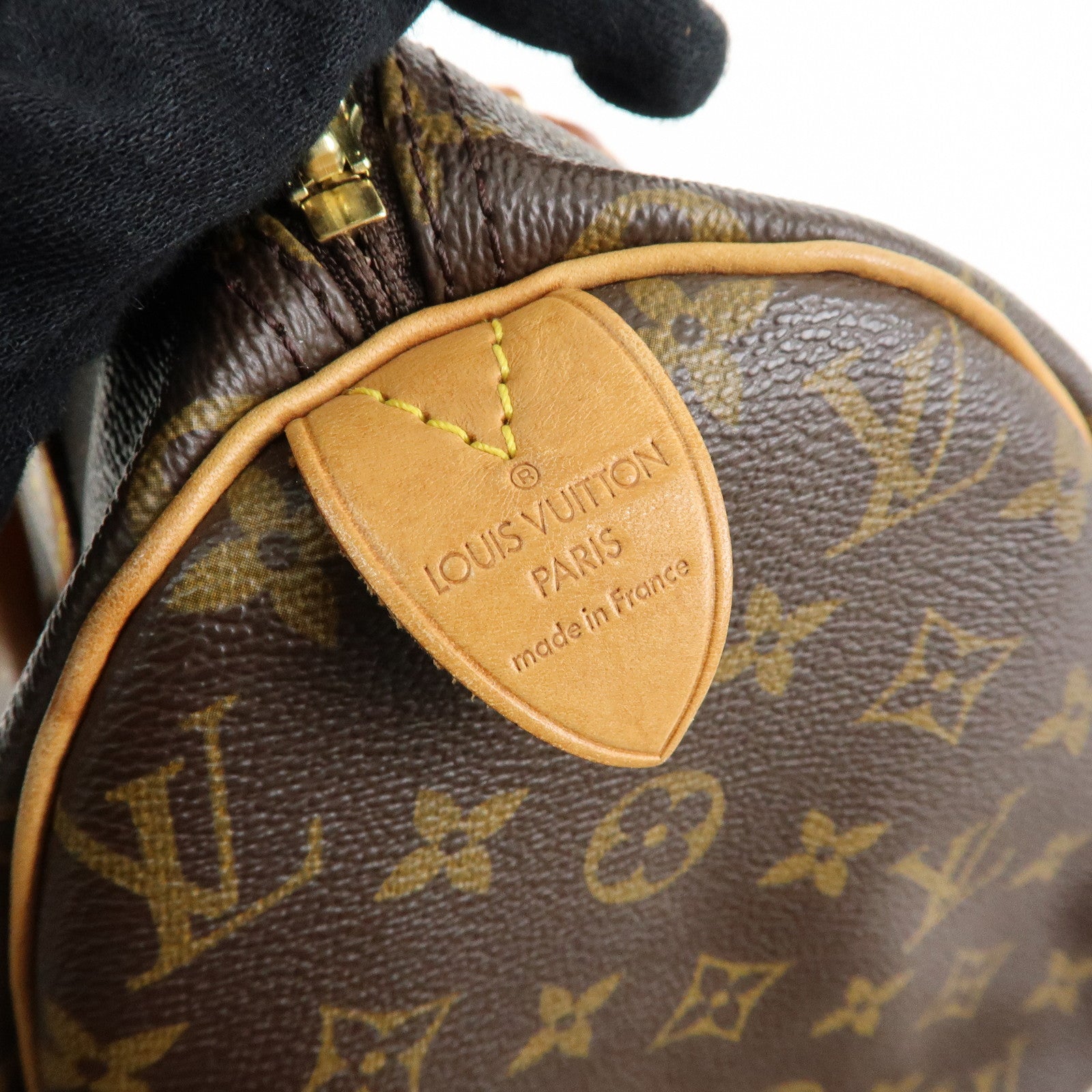 Louis Vuitton Monogram Speedy 30 Boston Bag Hand Bag Brown M41526