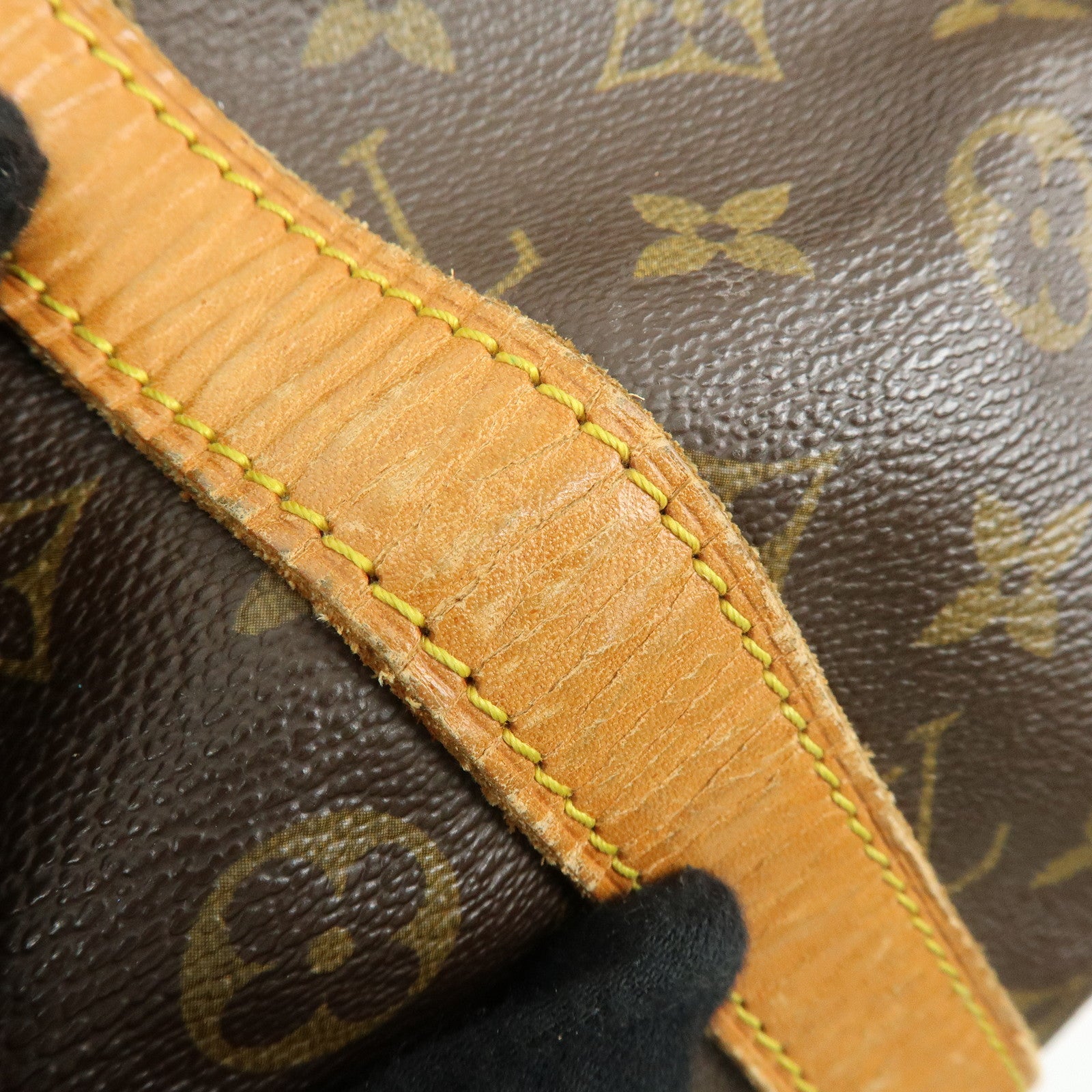 Louis Vuitton Monogram Keep All 55 Bandouliere Boston Bag Brown M56714