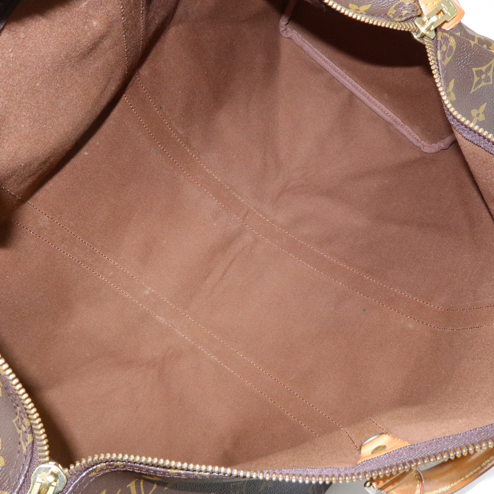 Louis Vuitton Monogram Keep All 50 Boston Bag Brown M41426