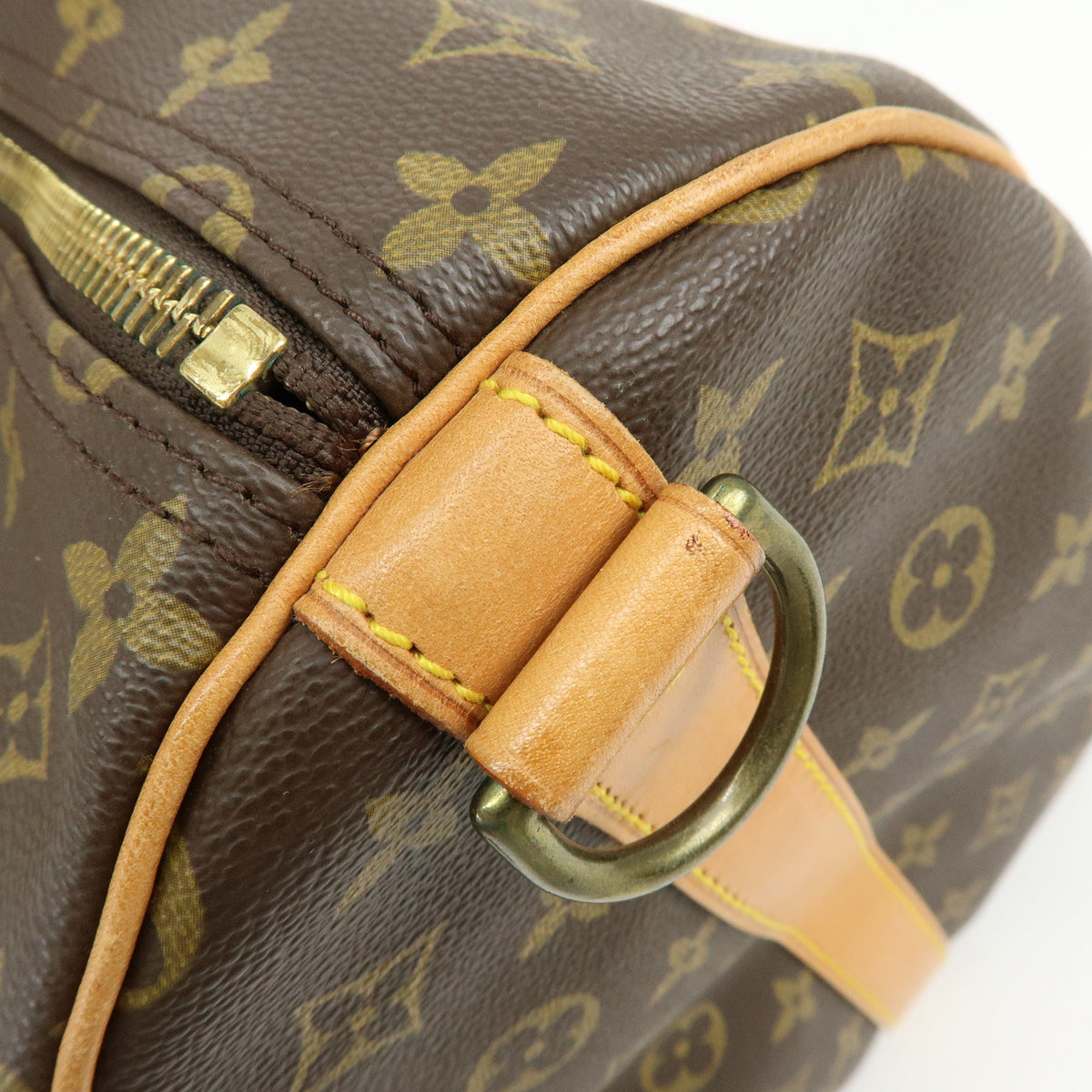 Louis Vuitton Monogram Keep All Bandouliere 60 Boston Bag Brown M41412